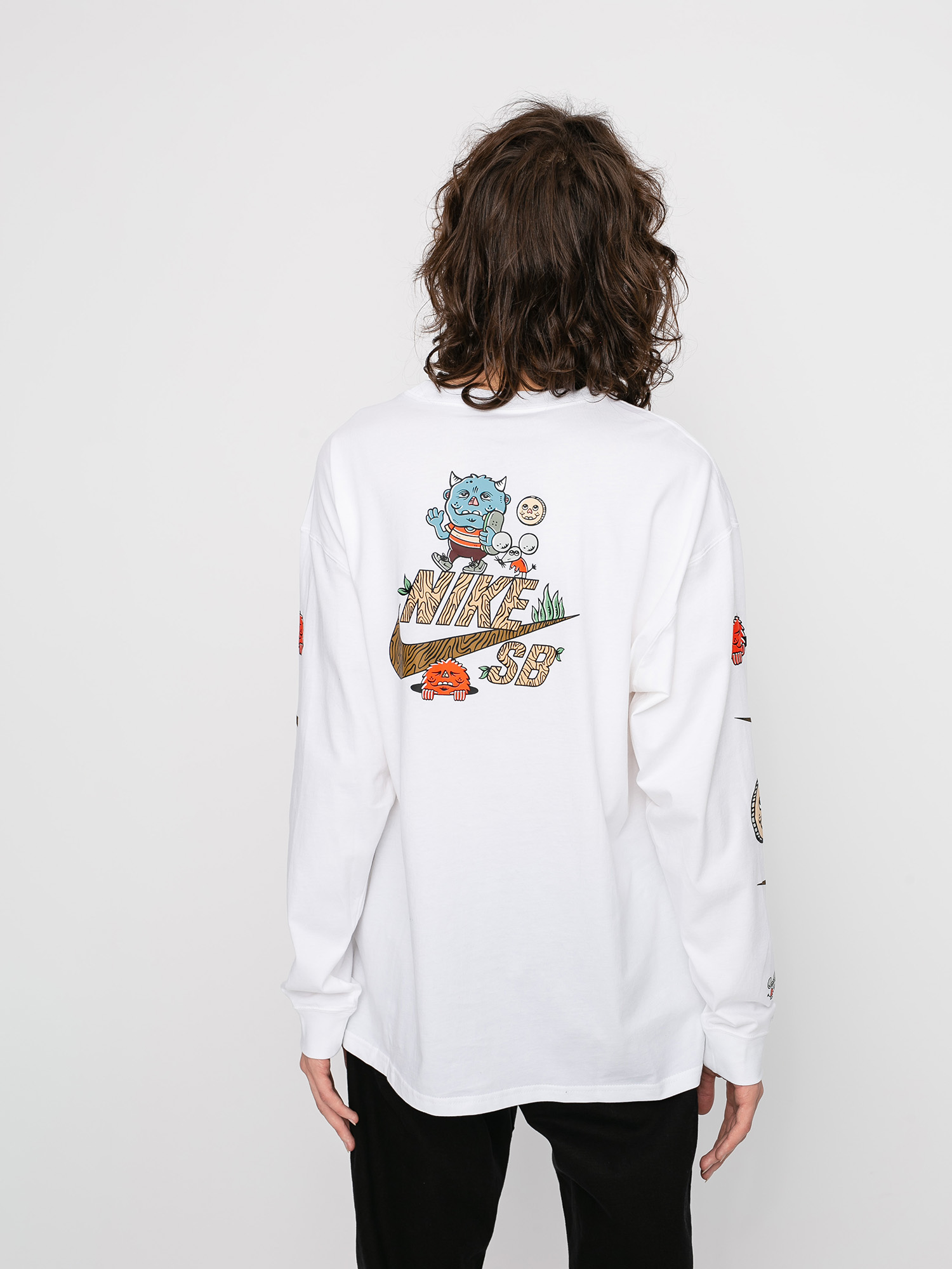 Longsleeve Nike SB Artist (white/black)