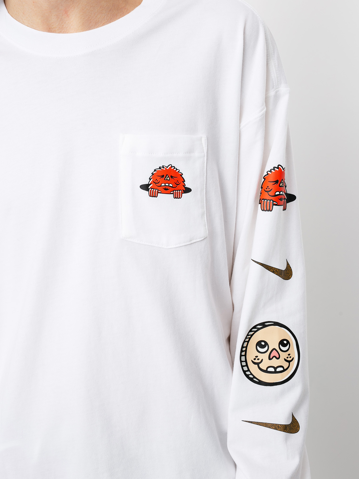 Longsleeve Nike SB Artist (white/black)