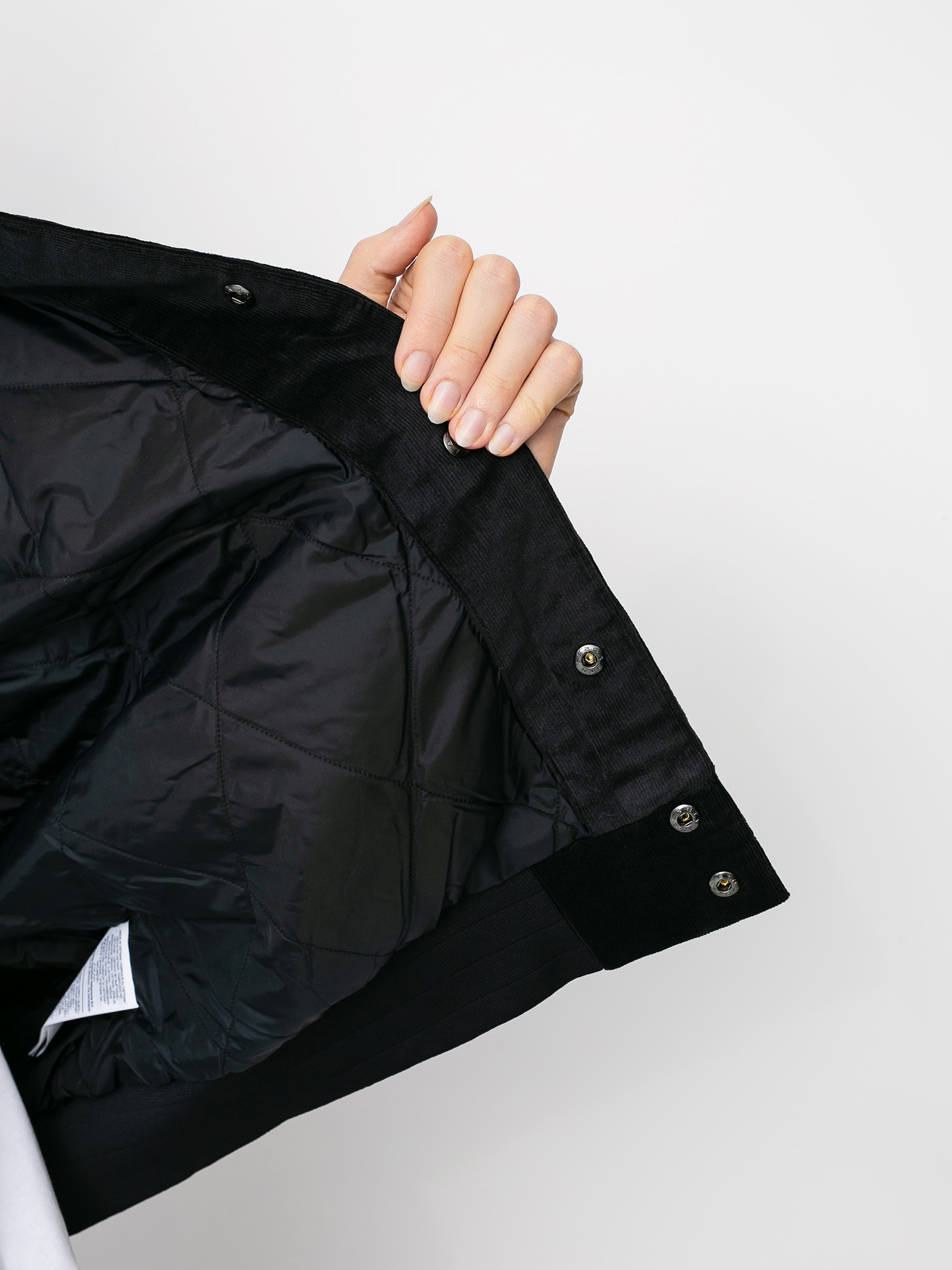 Kurtka Nike SB Corduroy Bomber (black/black/university red/black)
