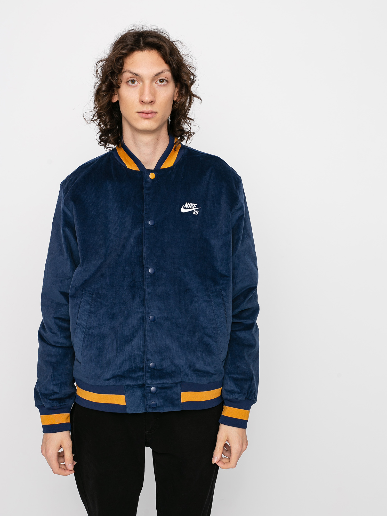 Kurtka Nike SB Corduroy Bomber (midnight navy/midnight navy/chutney/sail)