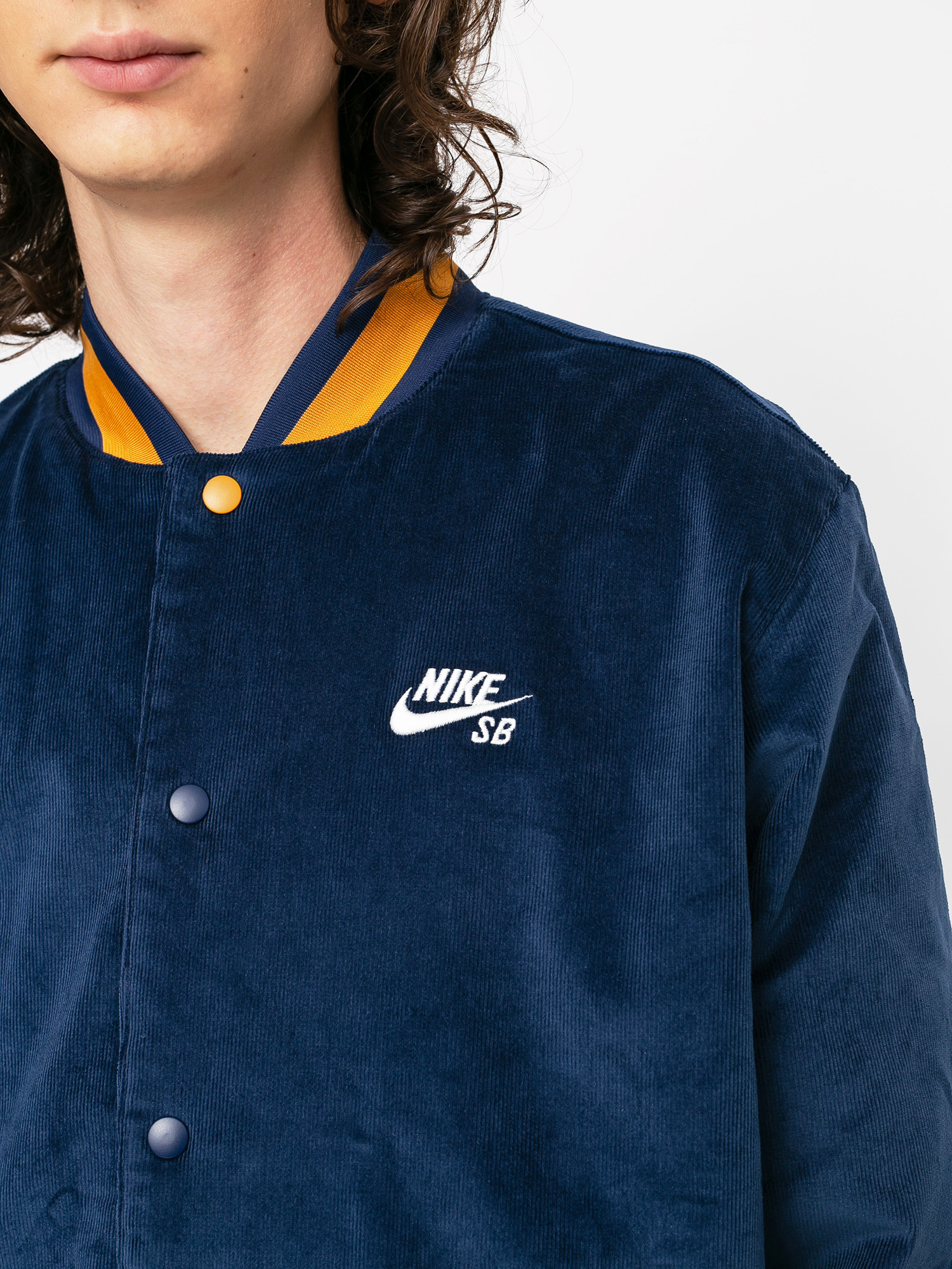 Kurtka Nike SB Corduroy Bomber (midnight navy/midnight navy/chutney/sail)
