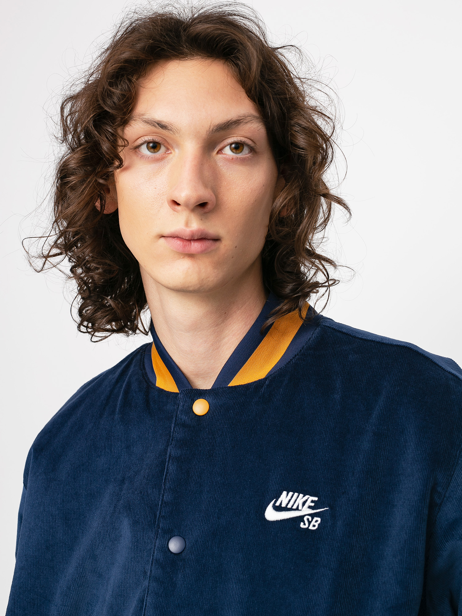 Kurtka Nike SB Corduroy Bomber (midnight navy/midnight navy/chutney/sail)
