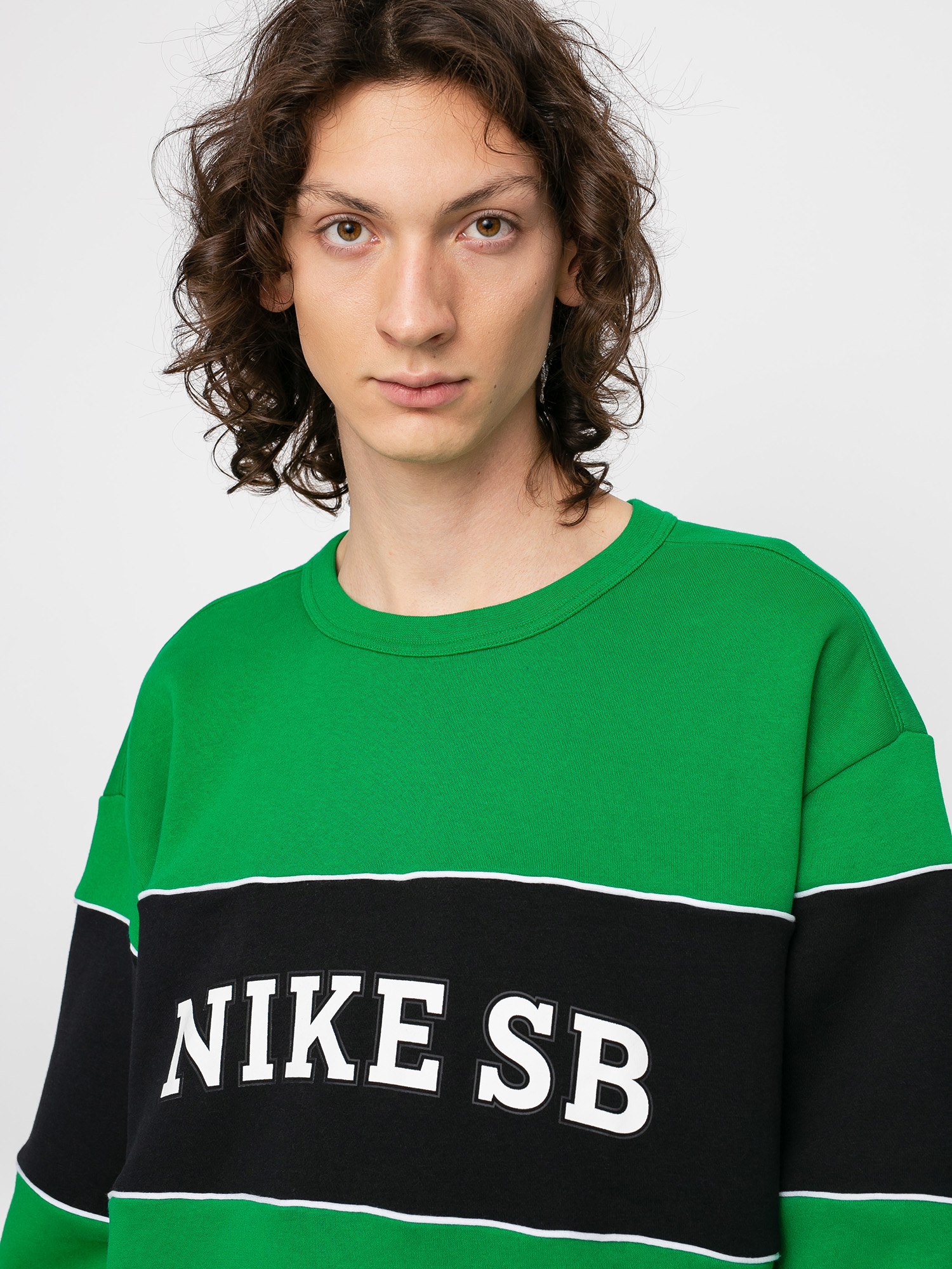 Bluza Nike SB Hbr Crew (lucky green/black/white)