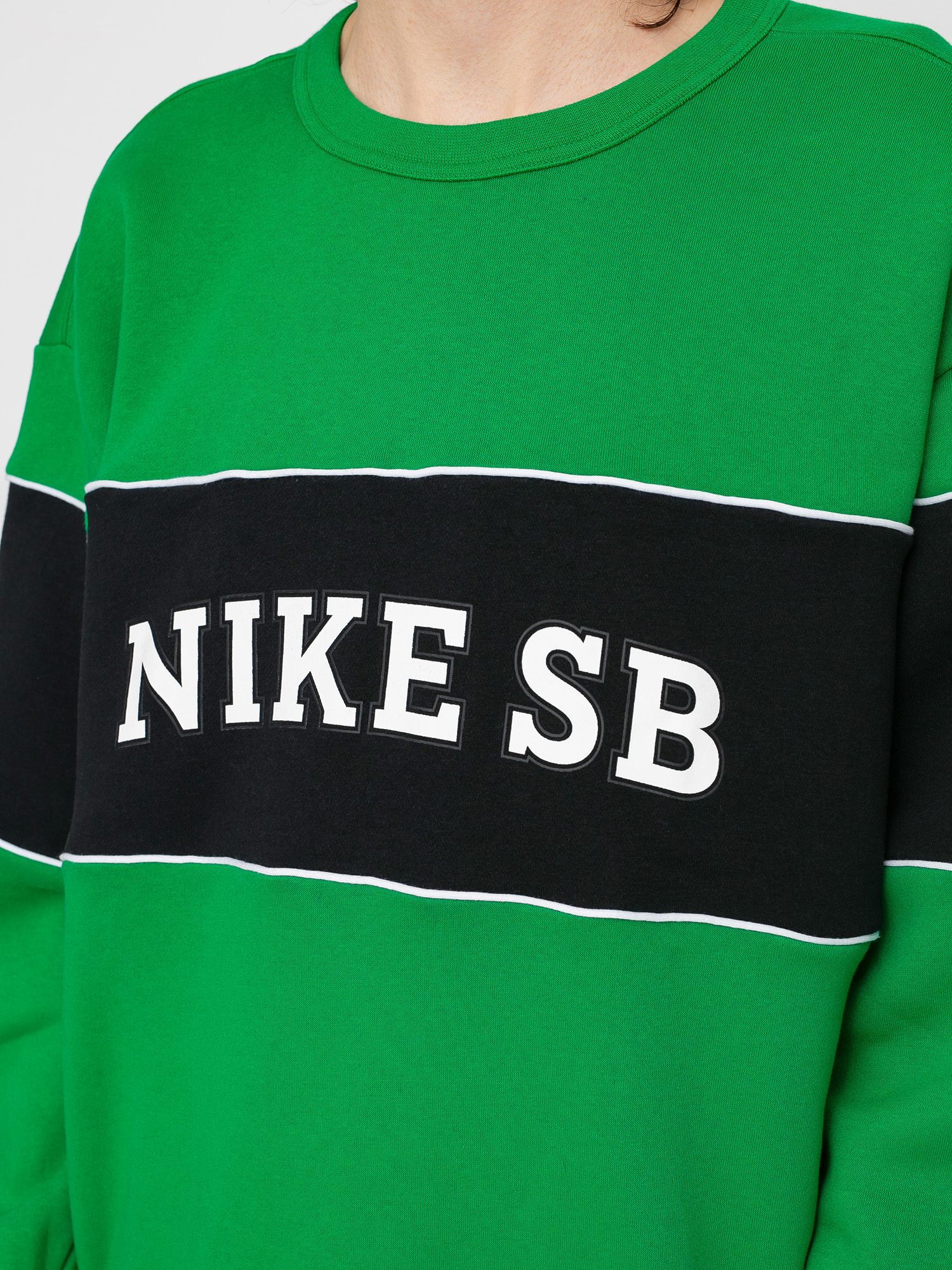 Bluza Nike SB Hbr Crew (lucky green/black/white)