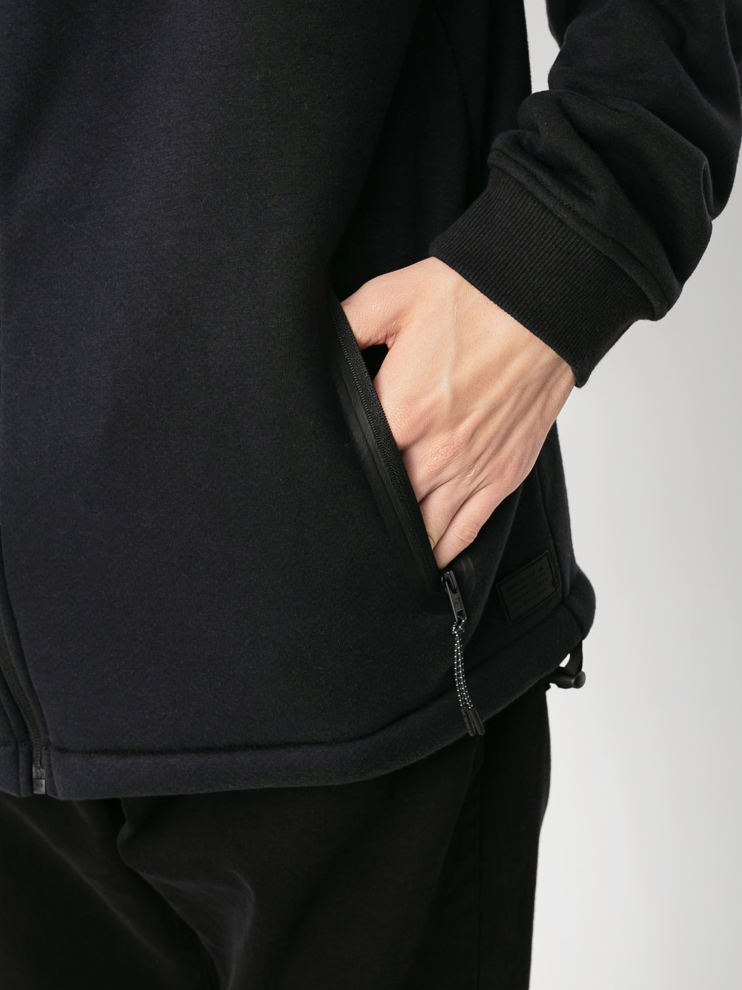 Bluza z kapturem Quiksilver Kurow Sherpa ZHD (black)
