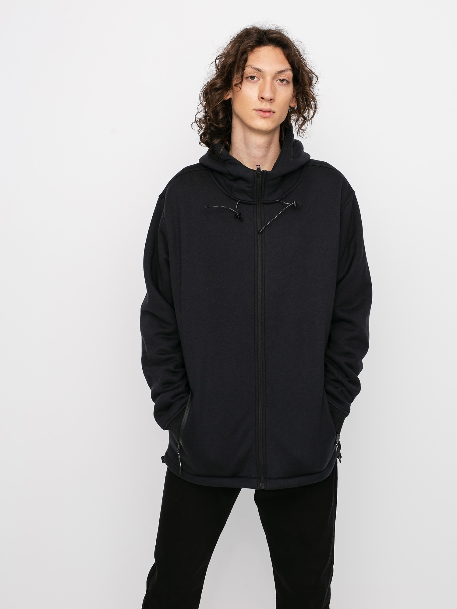 Bluza z kapturem Quiksilver Kurow Sherpa ZHD (black)