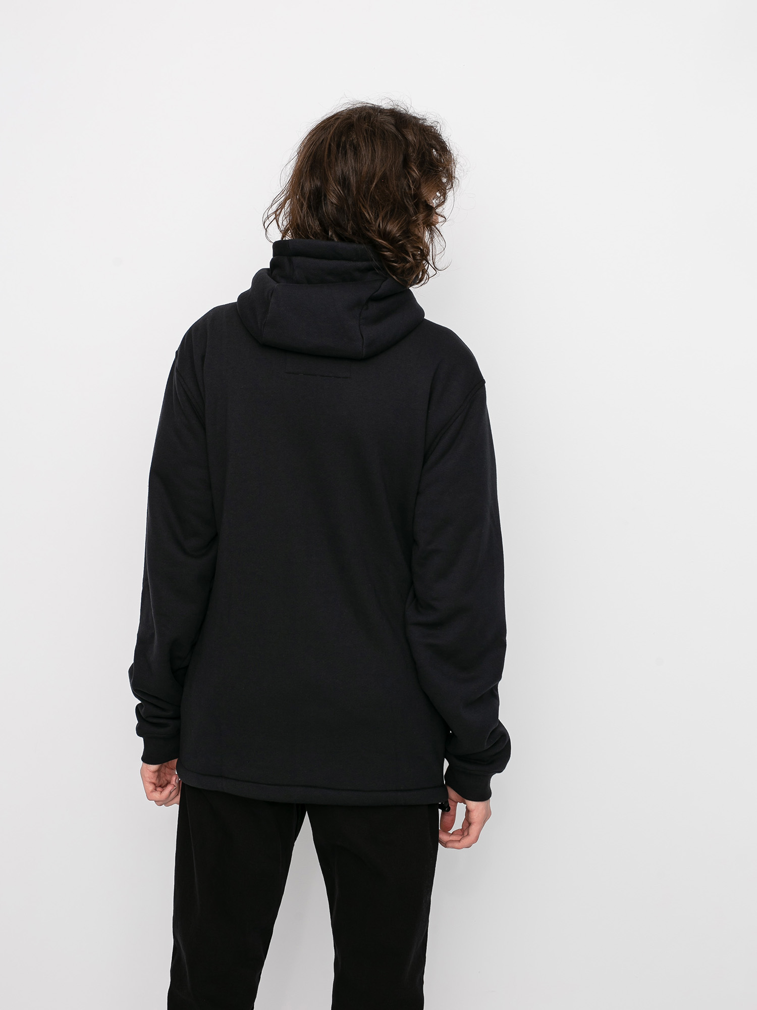 Bluza z kapturem Quiksilver Kurow Sherpa ZHD (black)