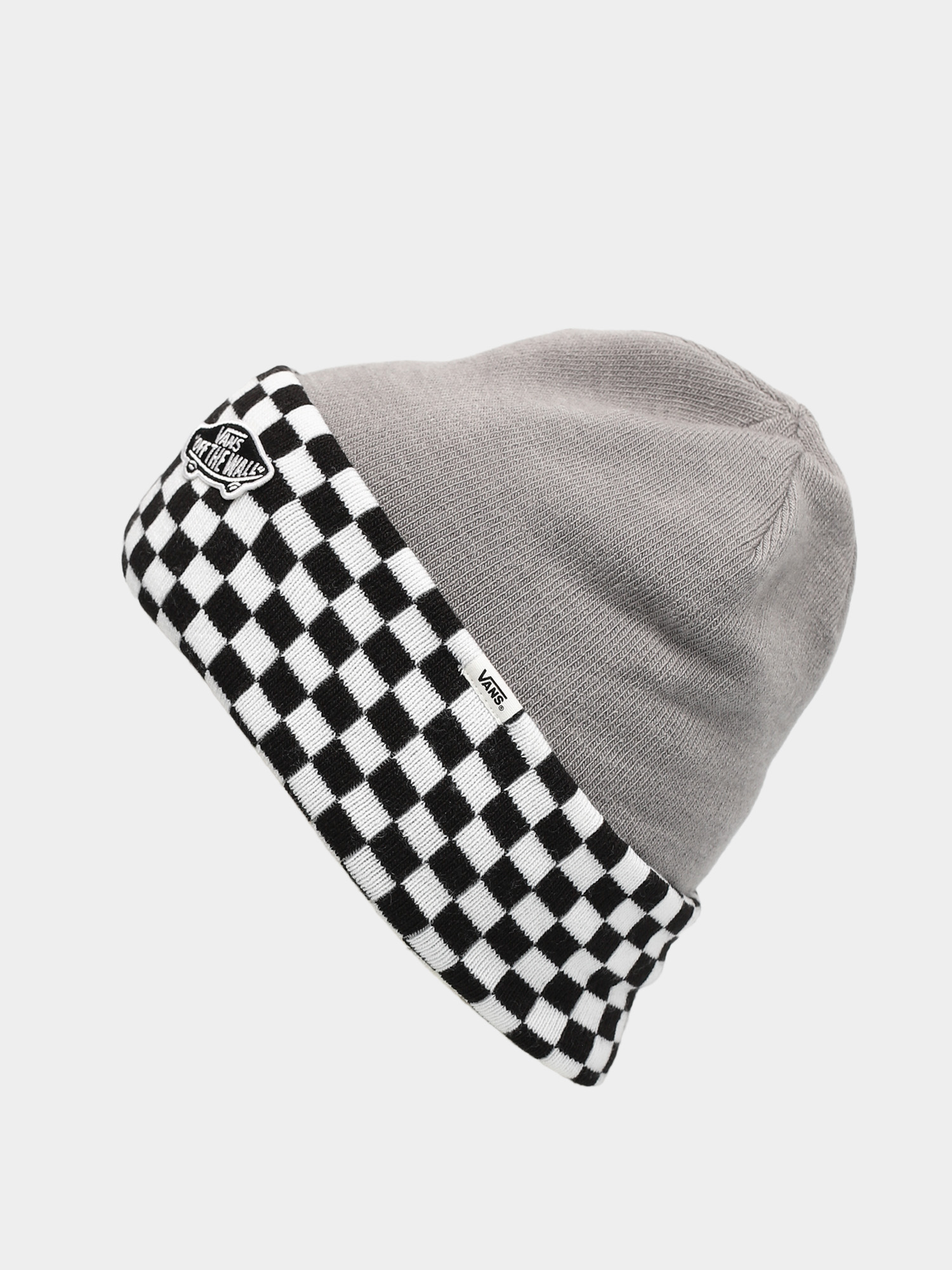 Czapka zimowa Vans Breakin Curfew (heather grey/checkerboard)