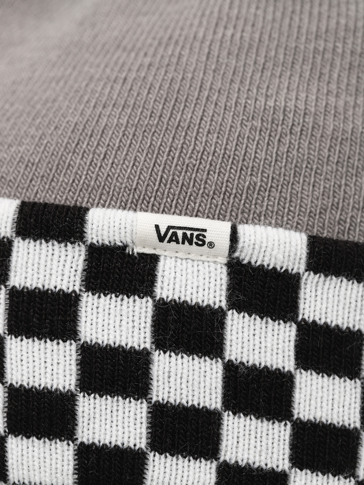 Czapka zimowa Vans Breakin Curfew (heather grey/checkerboard)