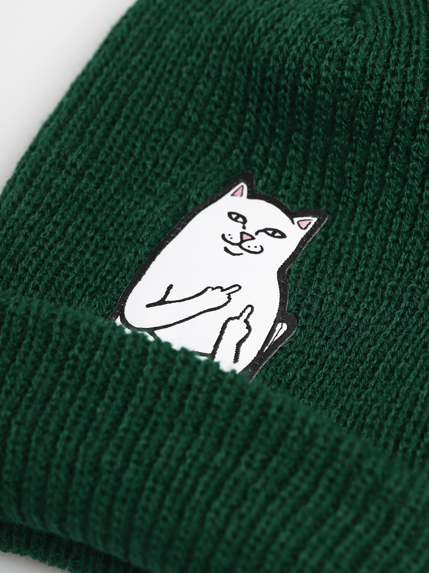 Czapka zimowa RipNDip Lord Nermal Rib Beanie (forest)