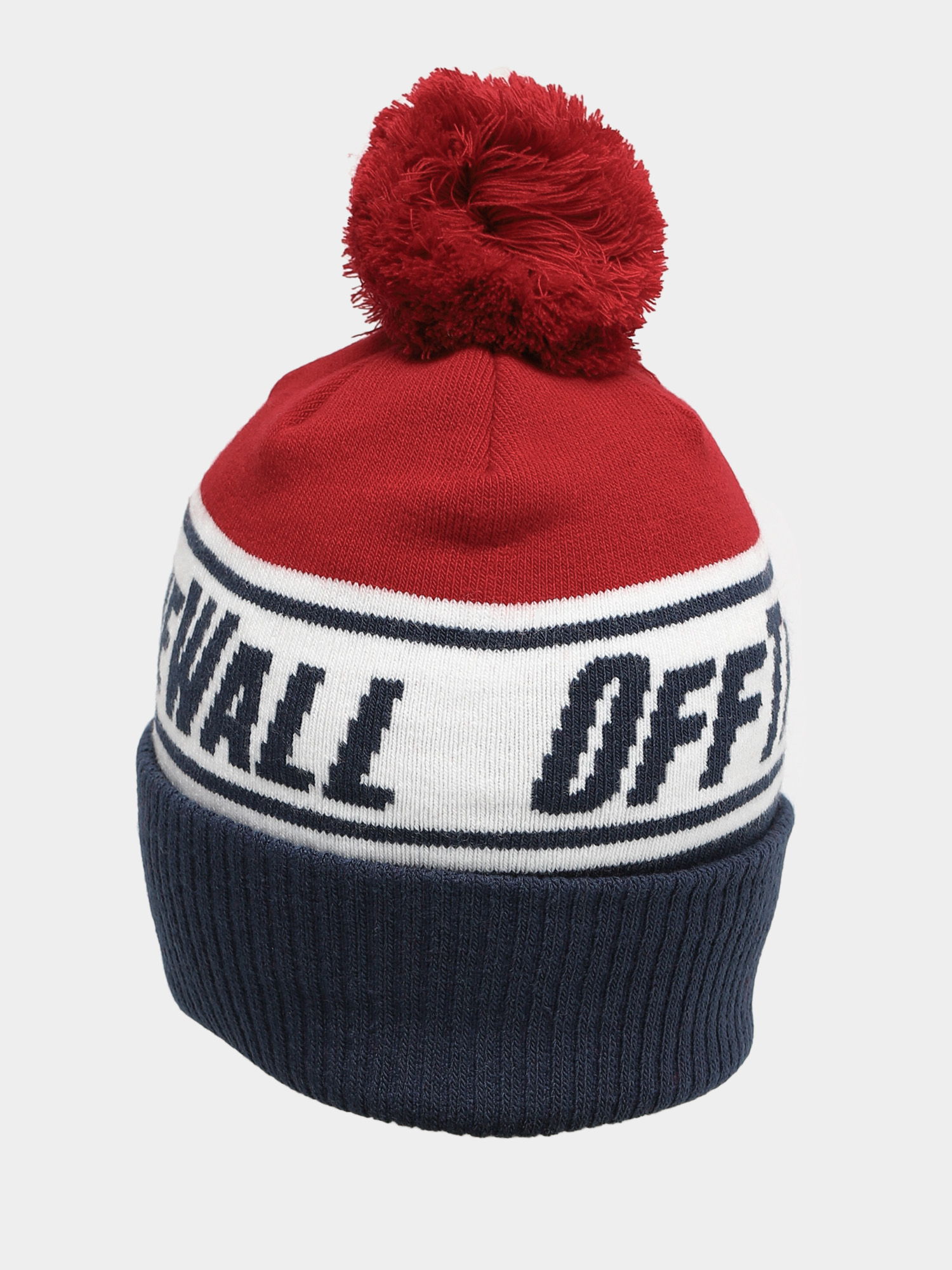 Czapka zimowa Vans Off The Wall Pom (dress blues/chili pepper)