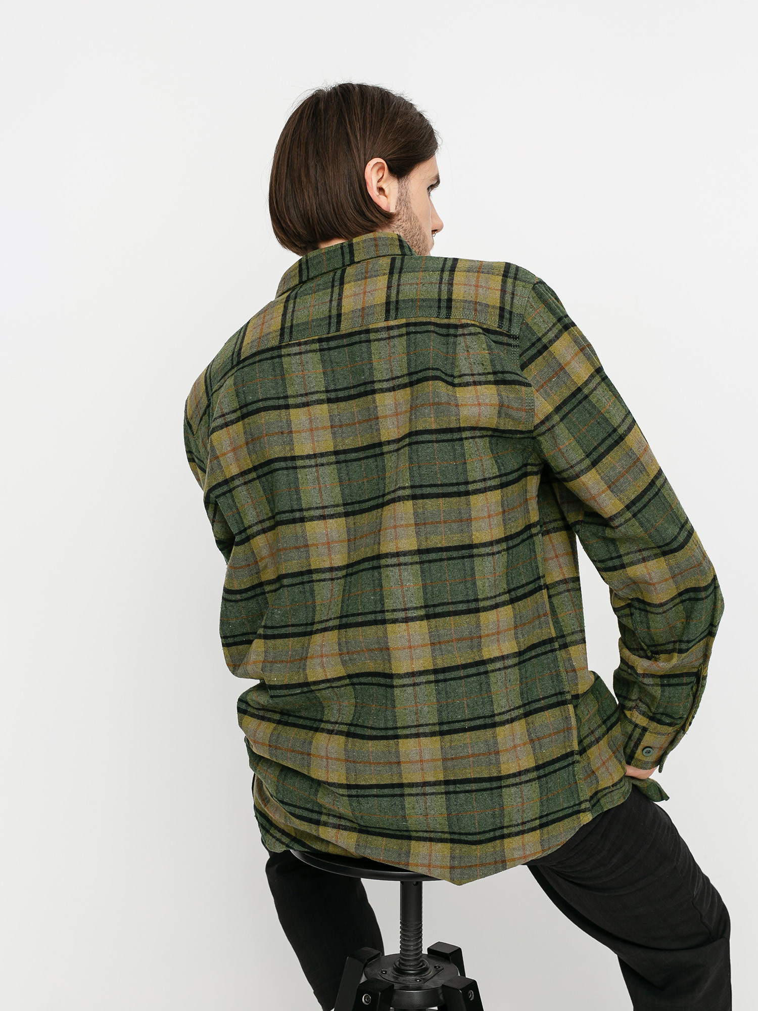 Koszula Brixton Bowery Flannel Ls (evergreen)