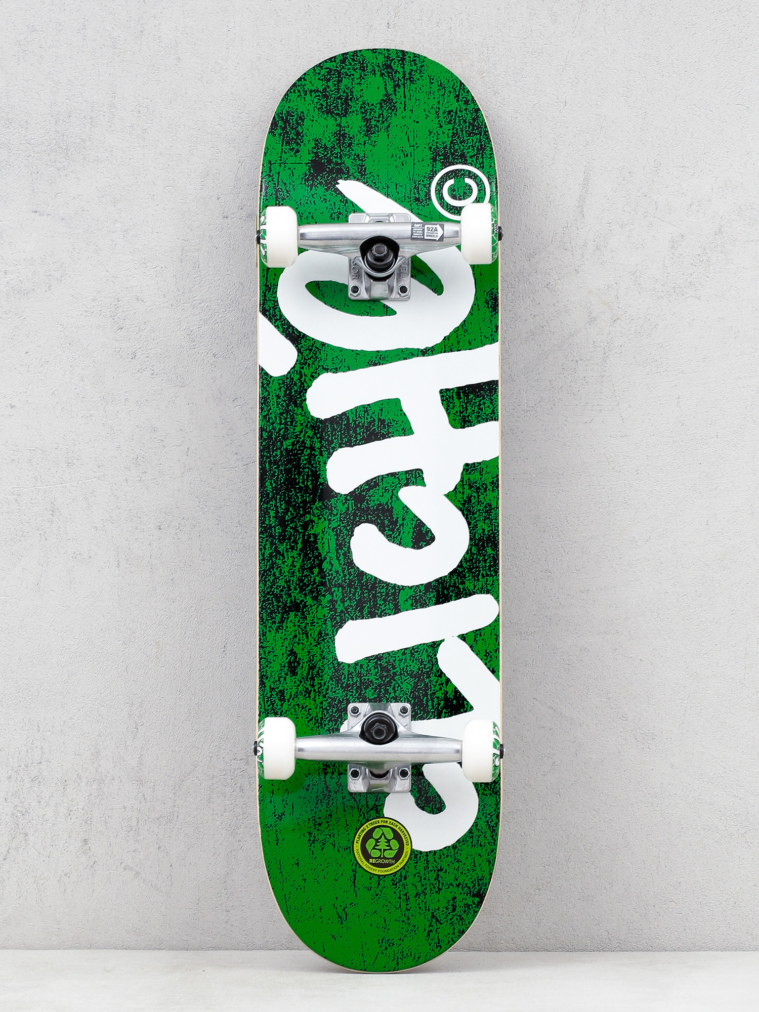 Deskorolka Cliche Handwritten (green/white)