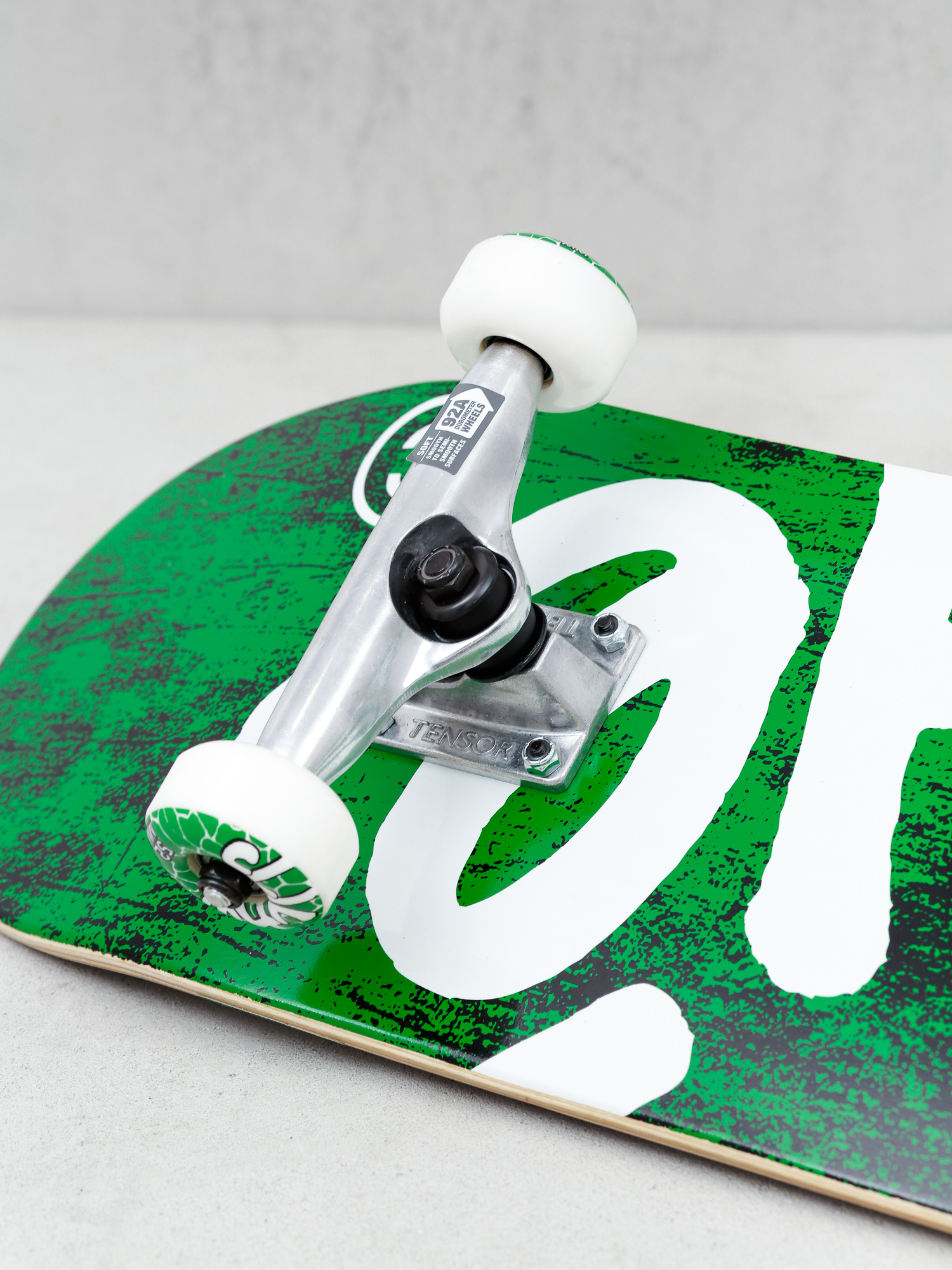 Deskorolka Cliche Handwritten (green/white)