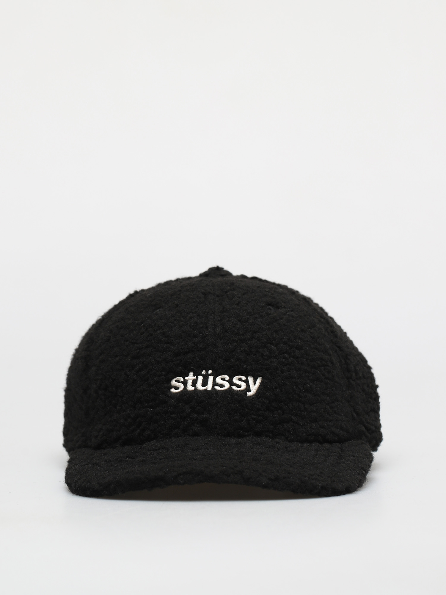 Czapka z daszkiem Stussy Sherpa Fleece Low Pro ZD (black)