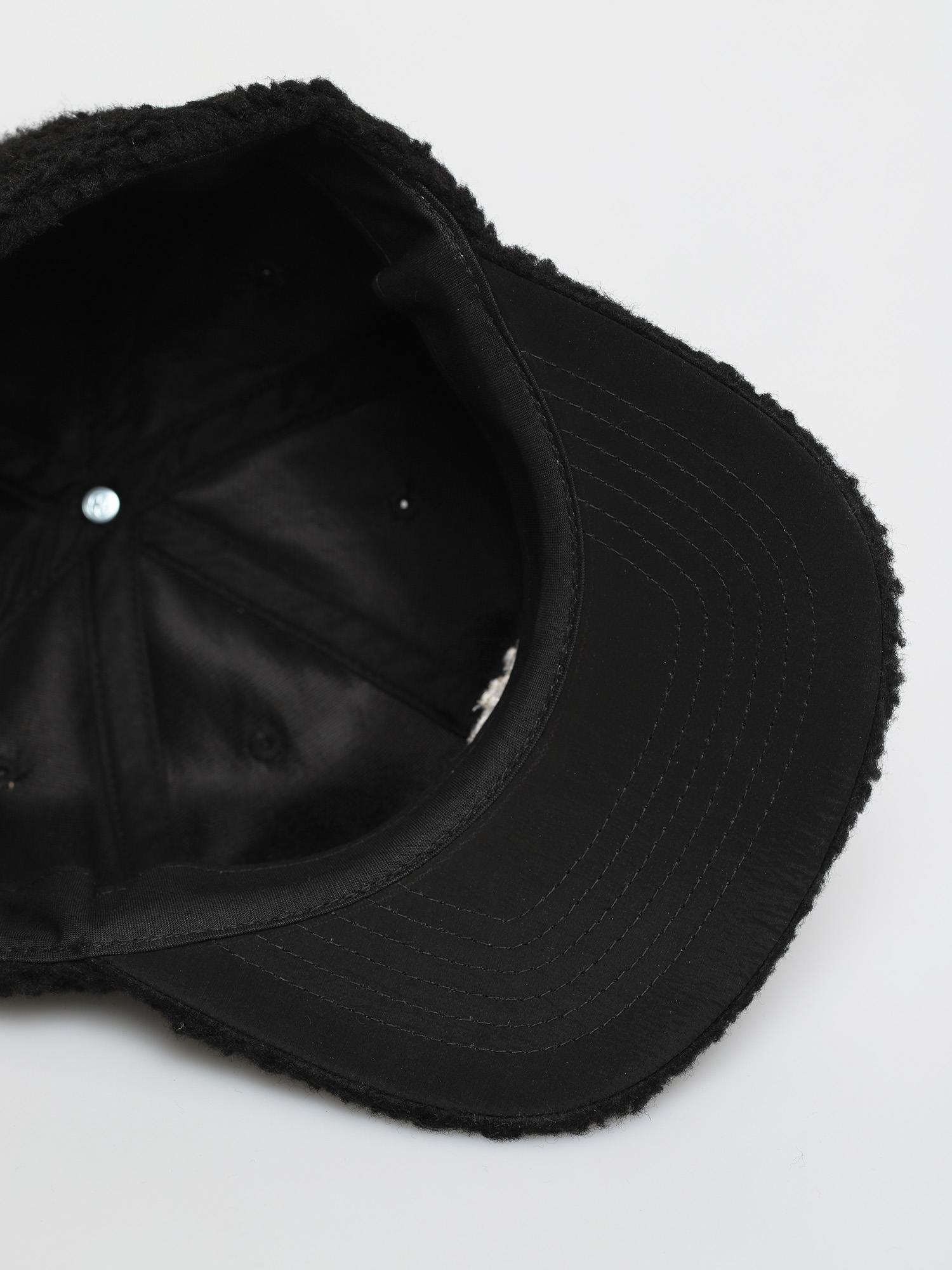 Czapka z daszkiem Stussy Sherpa Fleece Low Pro ZD (black)