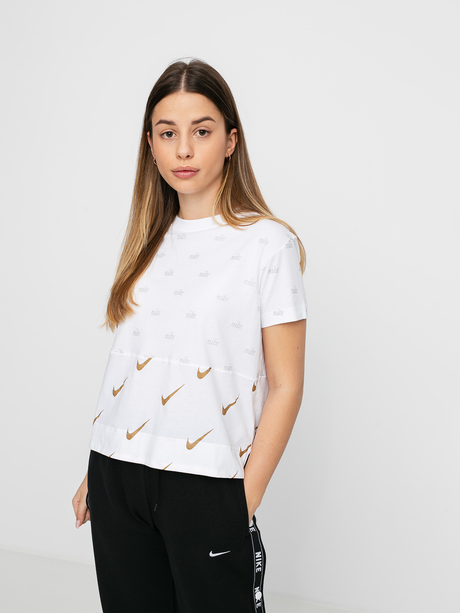 T-shirt Nike Top Metallic Wmn (white)