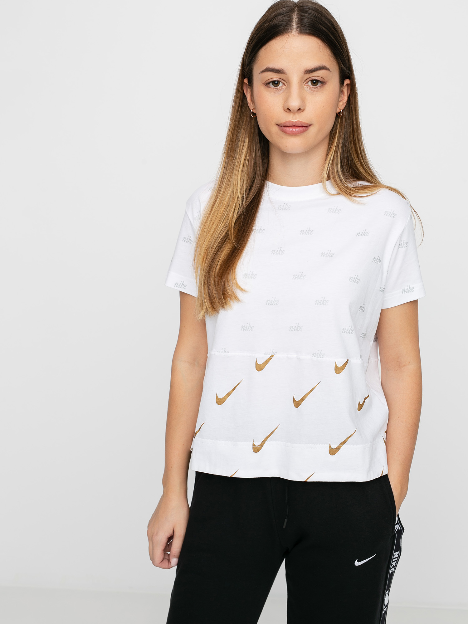 T-shirt Nike Top Metallic Wmn (white)