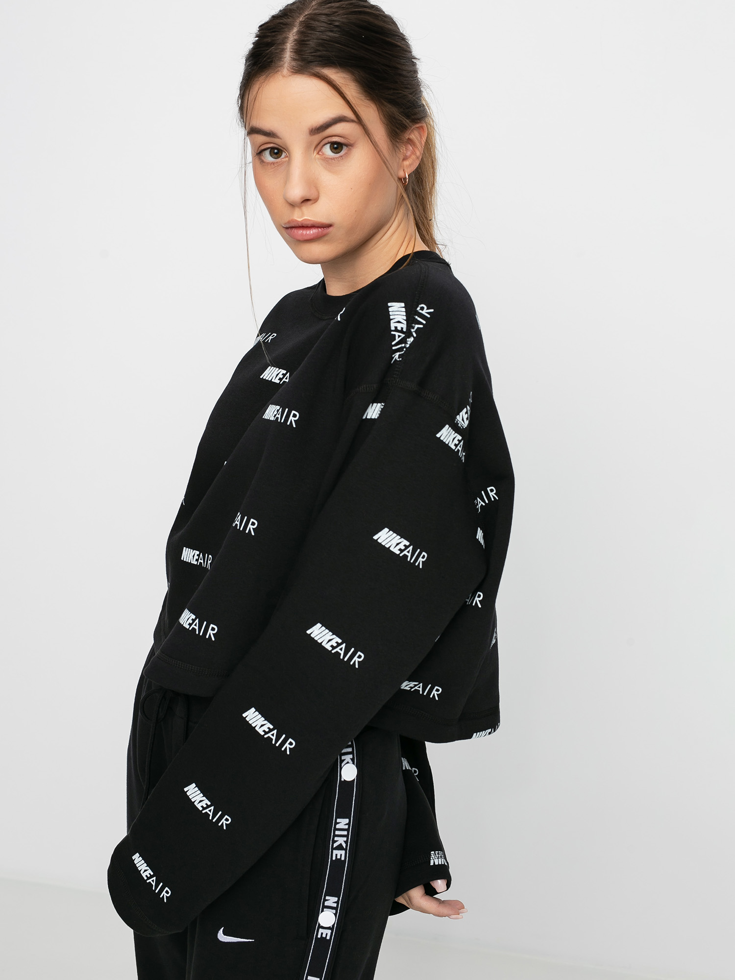 Bluza Nike Air Creflc Aop Wmn (black/white)