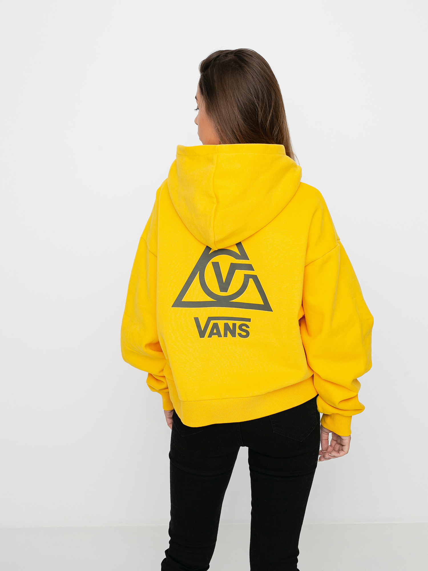 Bluza z kapturem Vans 66 Supply HD Wmn (lemon chrome)