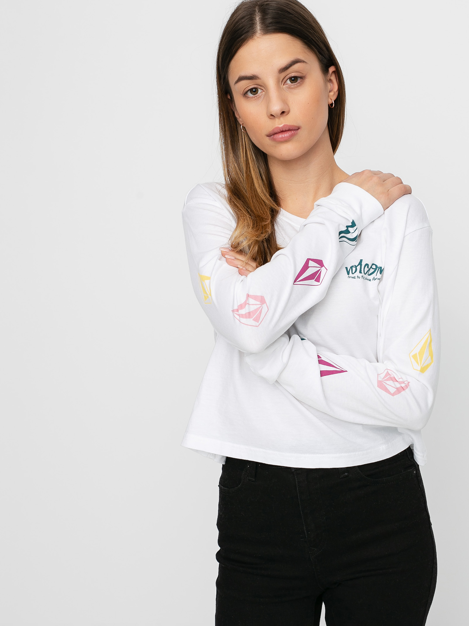 Longsleeve Volcom The Volcom Stones Wmn (white)