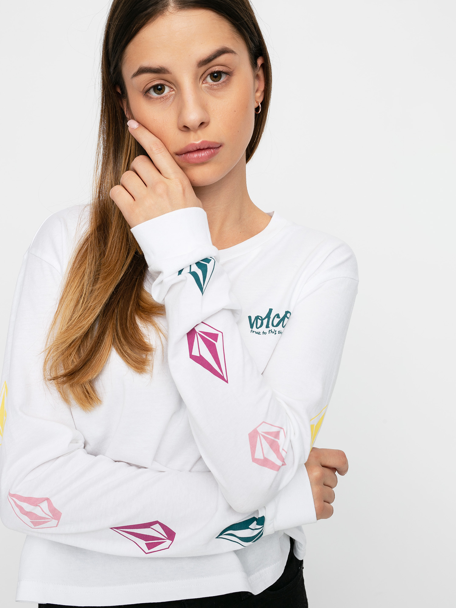 Longsleeve Volcom The Volcom Stones Wmn (white)