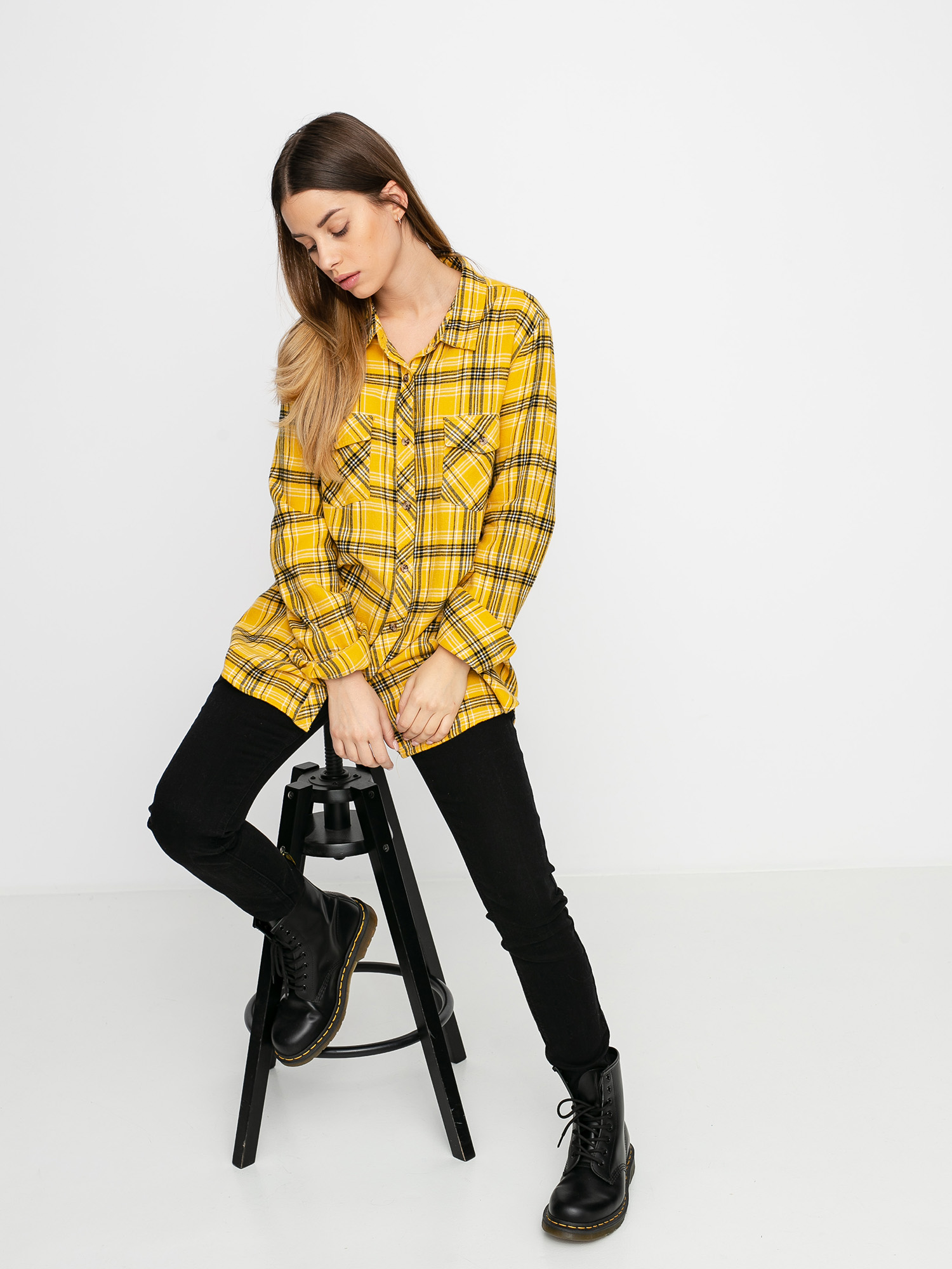 Koszula Volcom Getting Rad Plaid Wmn (sunrise)