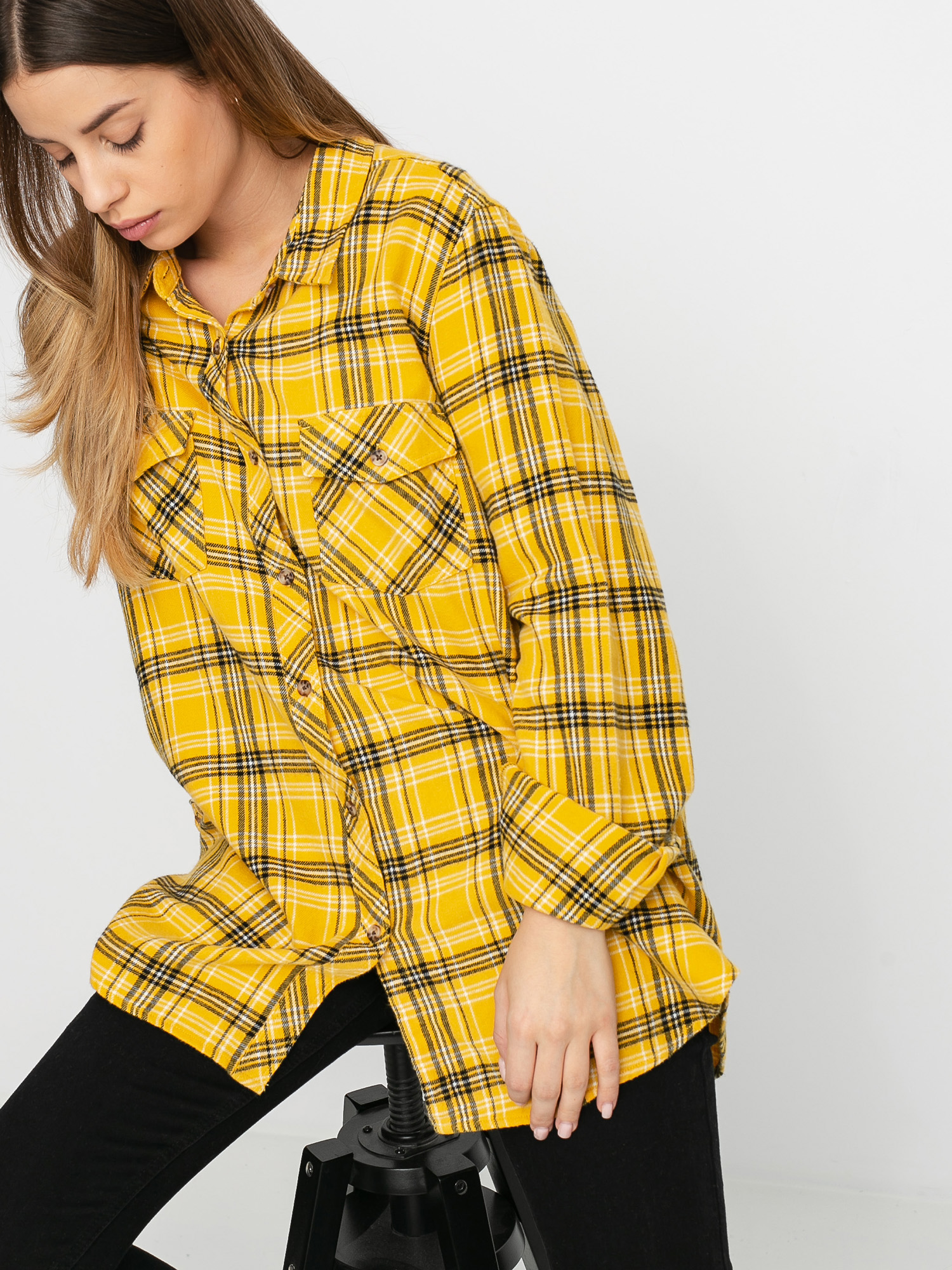 Koszula Volcom Getting Rad Plaid Wmn (sunrise)
