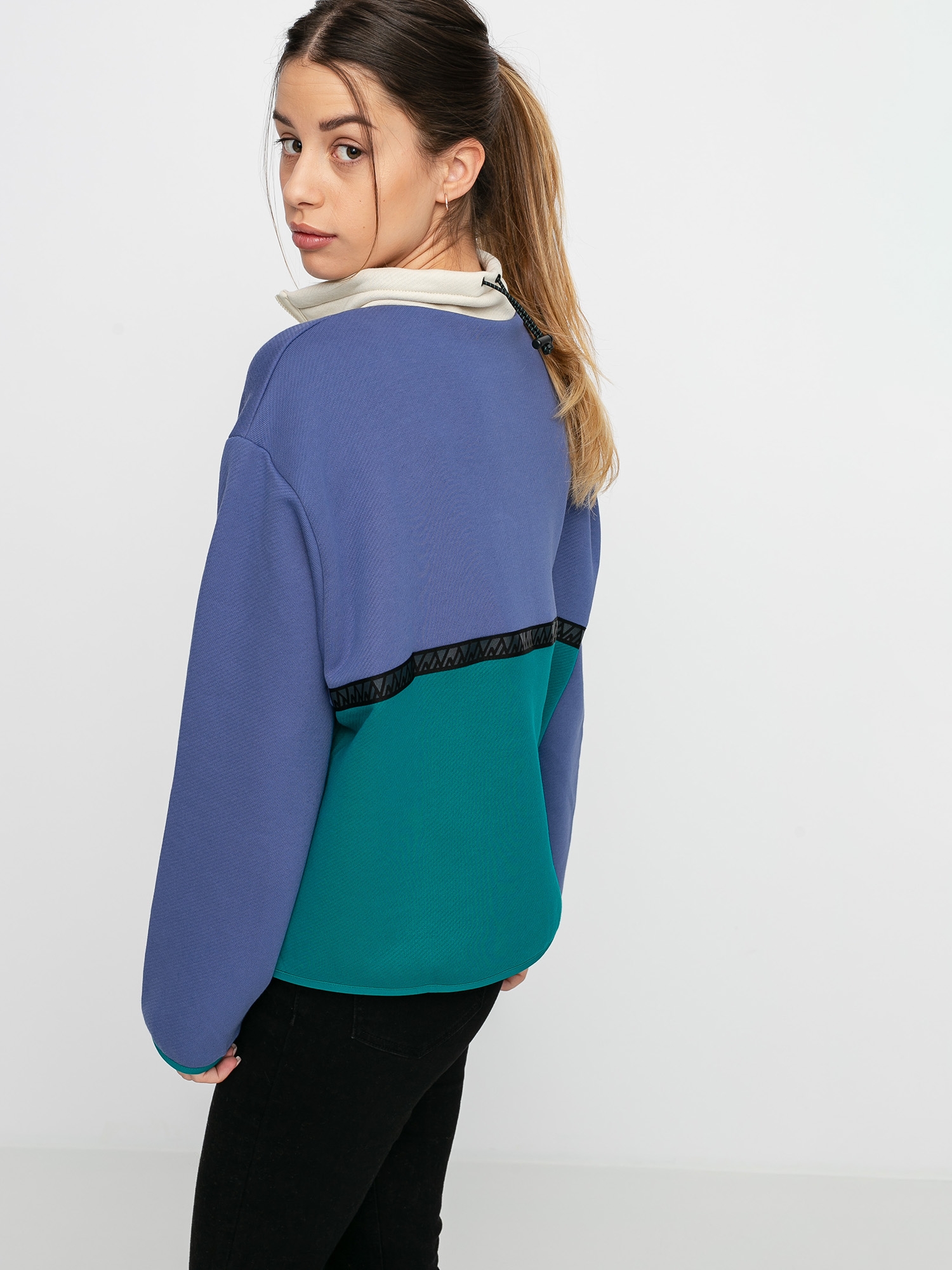 Bluza New Balance Terrain Reverse 1/4 Zip Wmn (purple)
