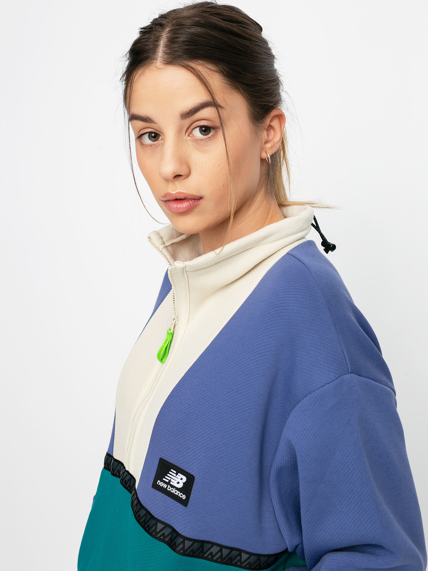 Bluza New Balance Terrain Reverse 1/4 Zip Wmn (purple)