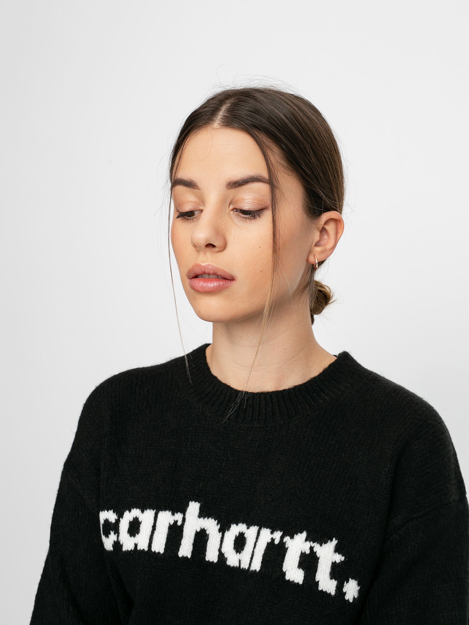 Sweter Carhartt WIP Typeface Wmn (black/wax)