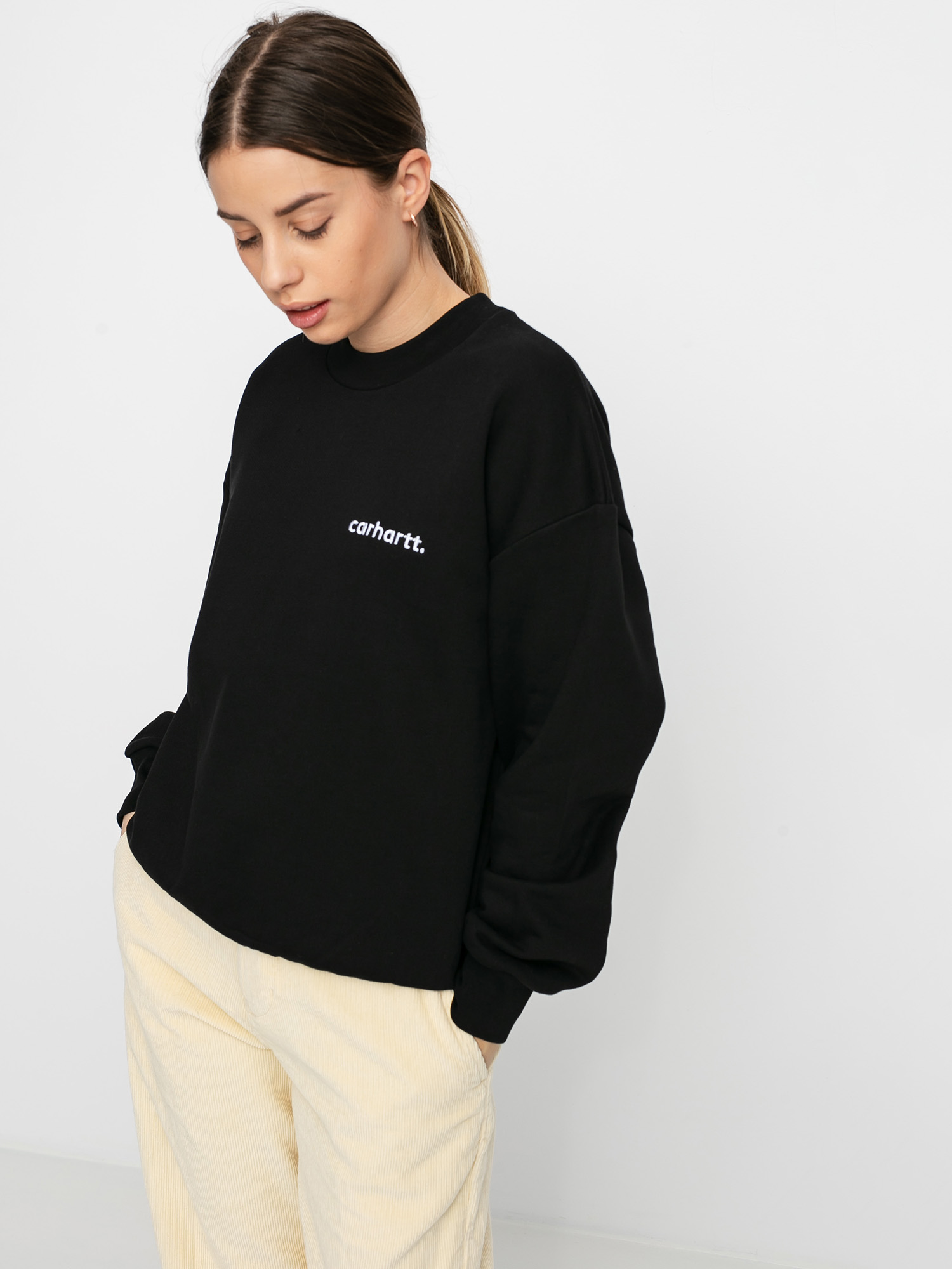 Bluza Carhartt WIP Typeface Wmn (black/white)