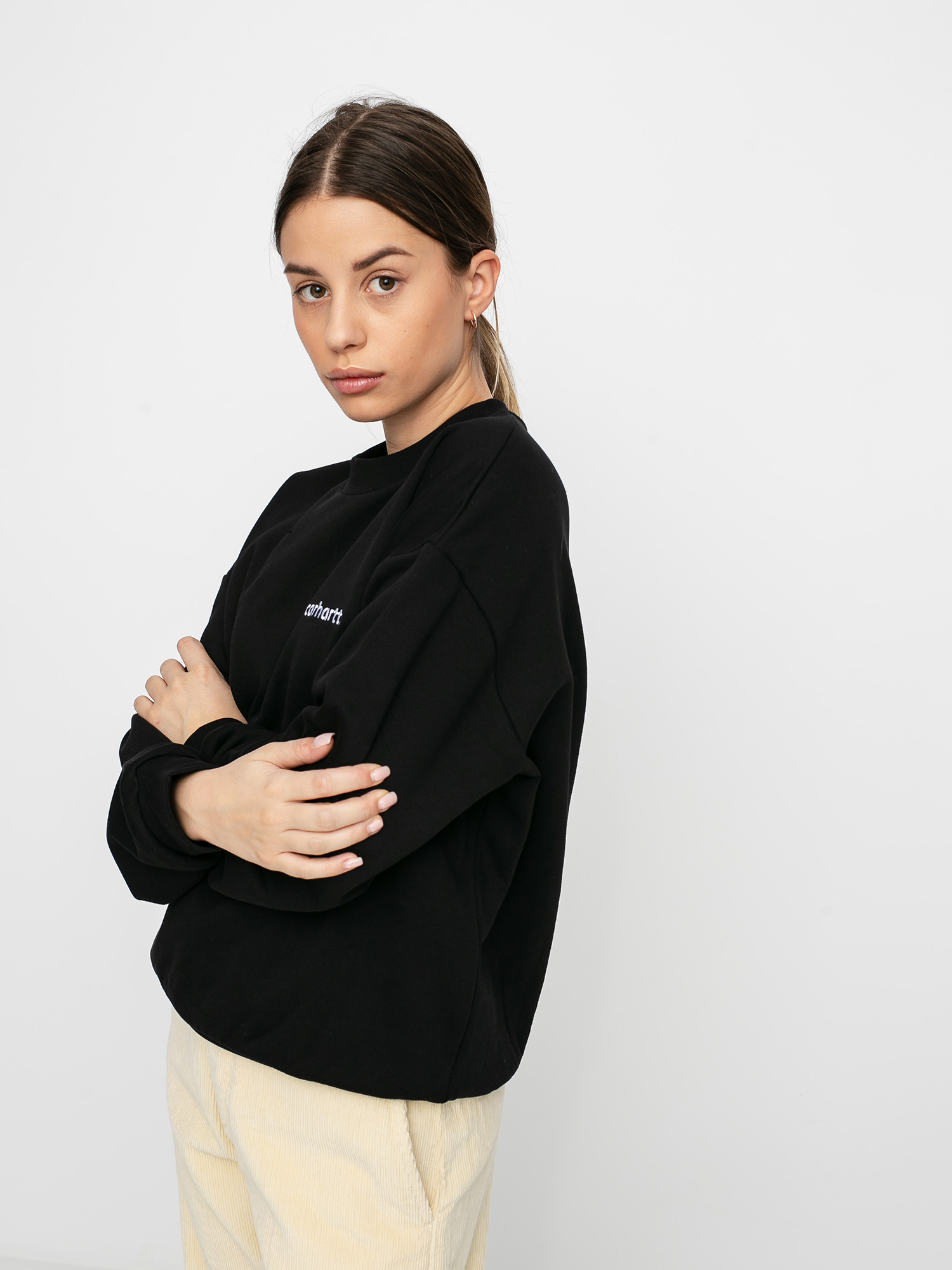Bluza Carhartt WIP Typeface Wmn (black/white)