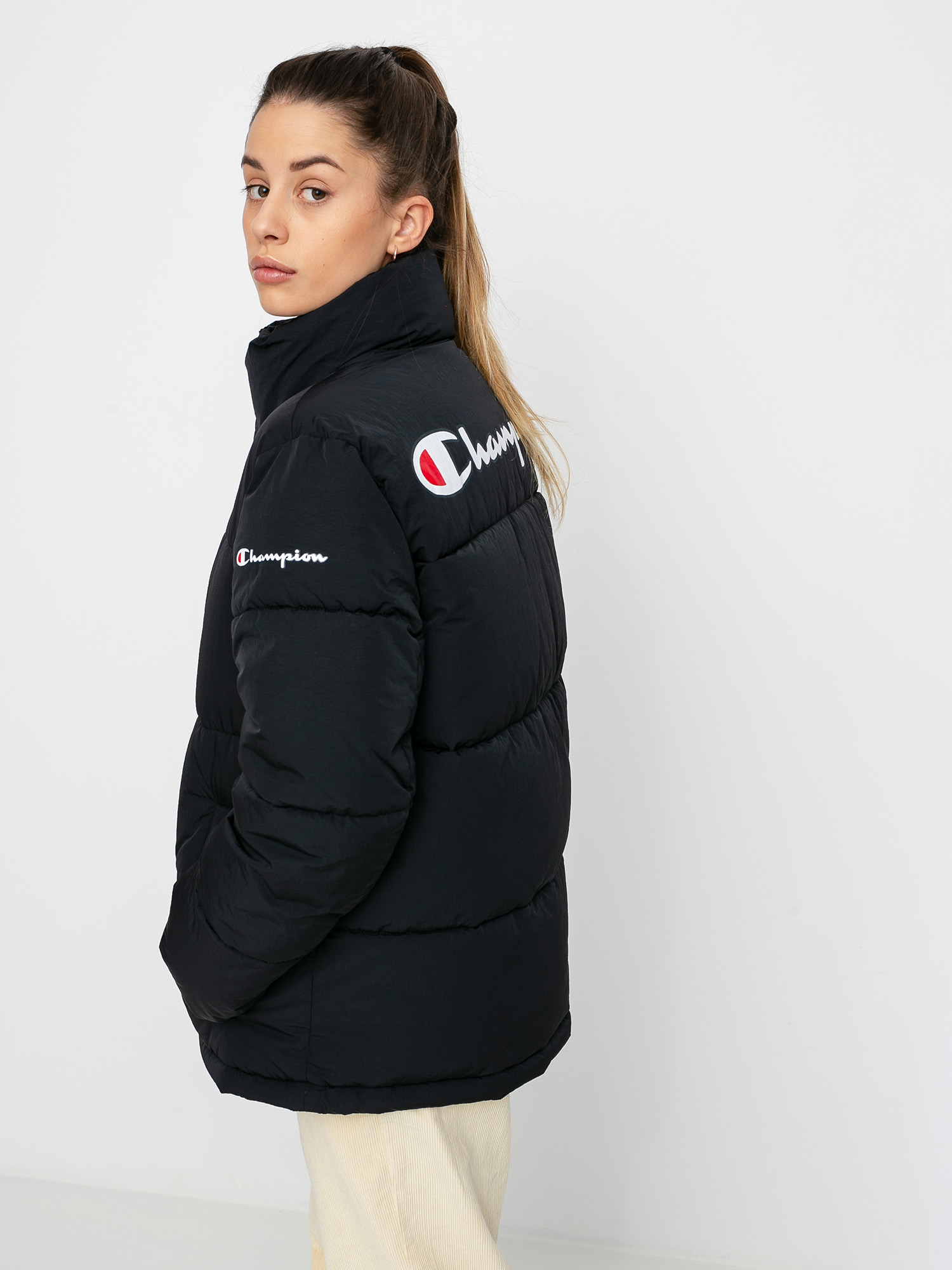 Kurtka Champion Jacket 113444 Wmn (nbk)