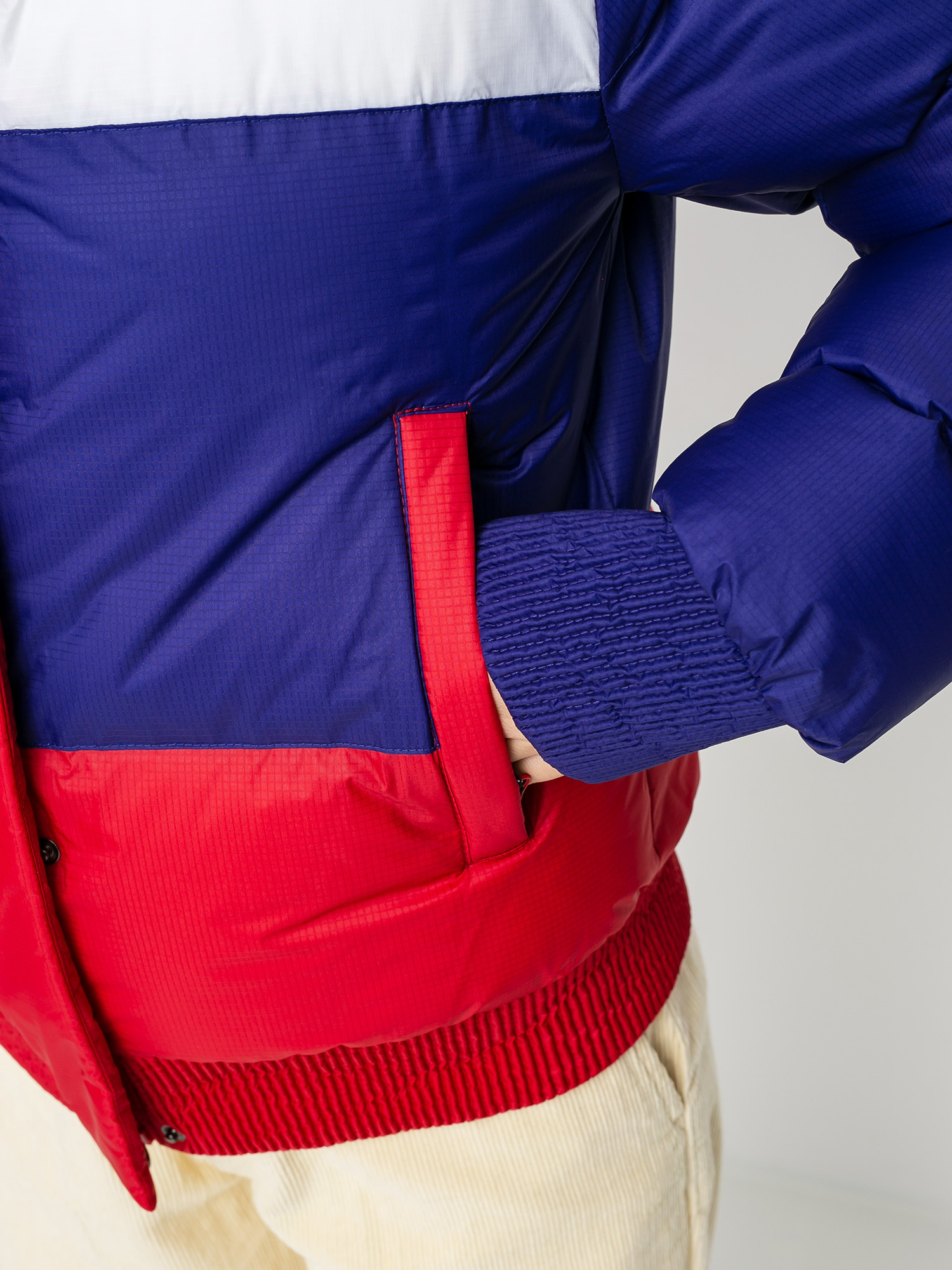 Kurtka Champion Jacket 113447 Wmn (scbl/wht/ryr)