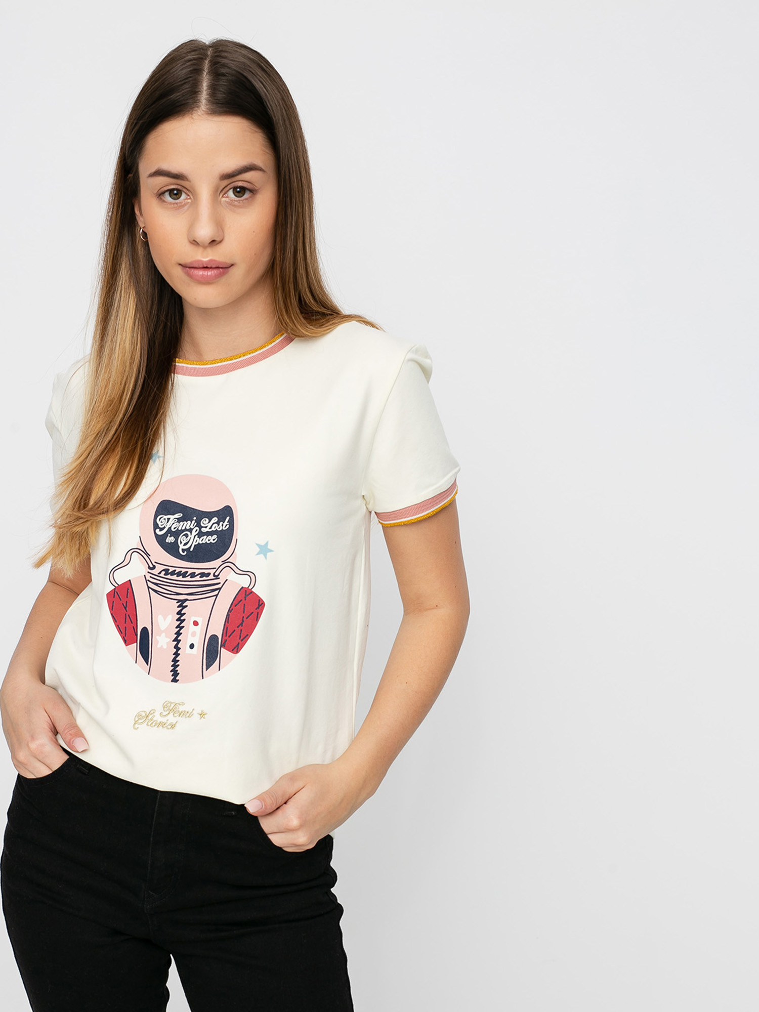 T-shirt Femi Stories Ward Wmn (ecr)