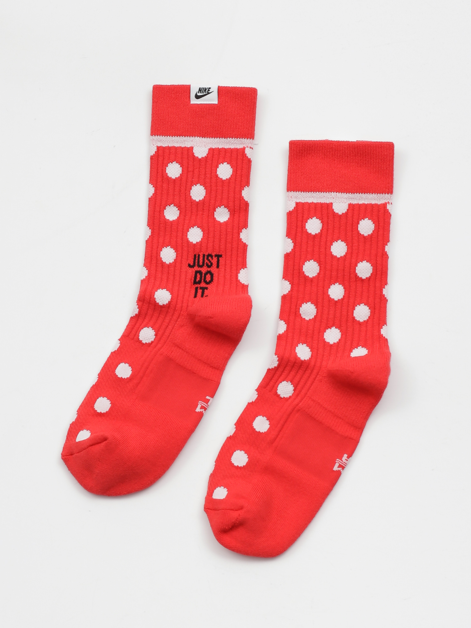 Skarpetki Nike Snkr Sox Crew 2Pr Jdi Dots (university red/white/black)