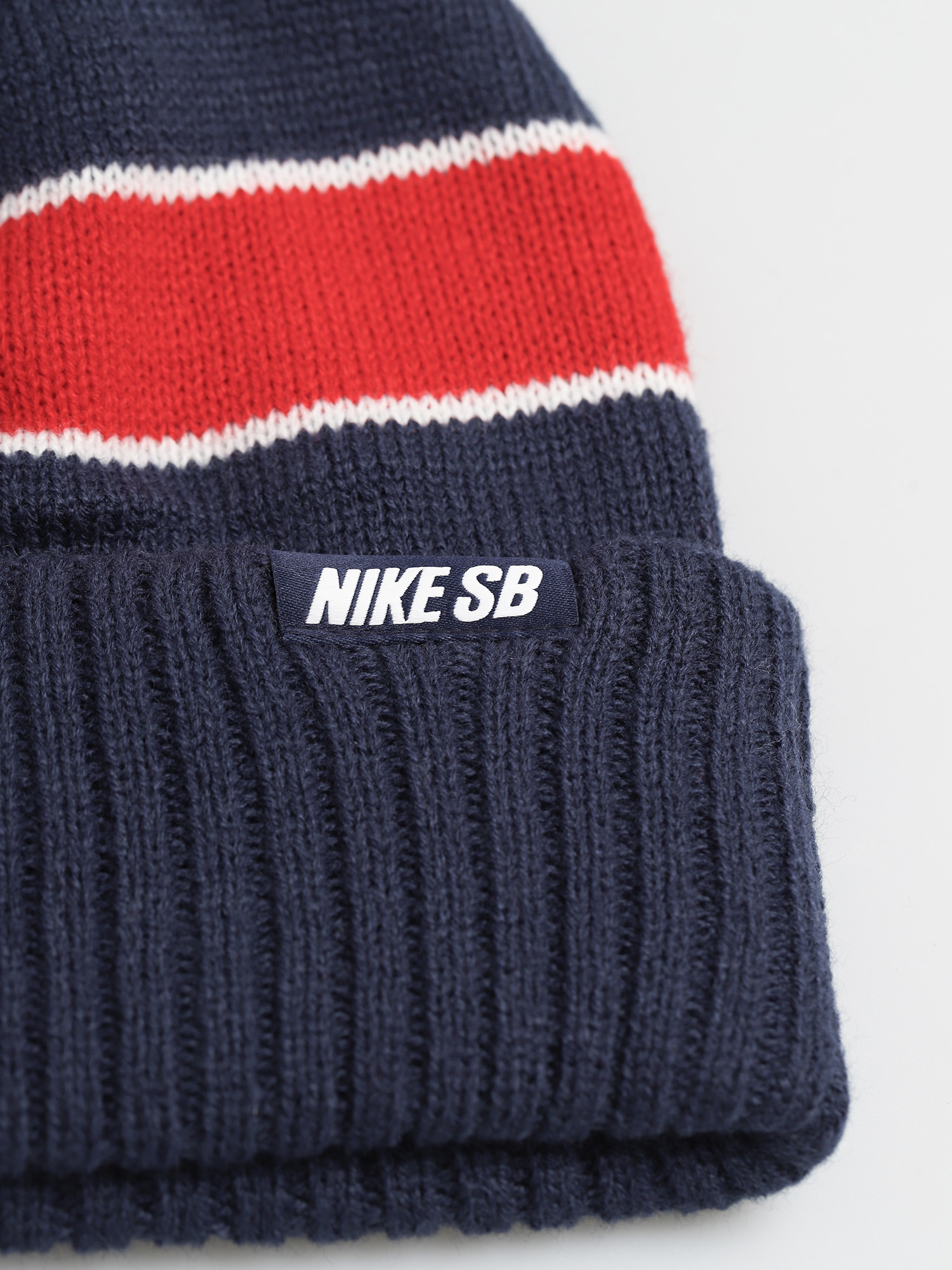 Czapka zimowa Nike SB Utility Beanie (midnight navy/university red/white/white)