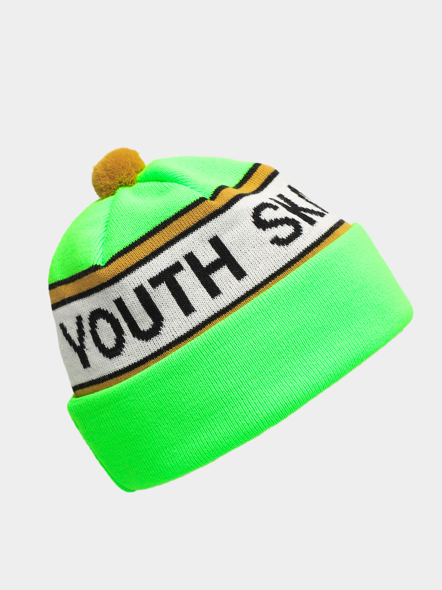 Czapka zimowa Youth Skateboards Stripe (green)