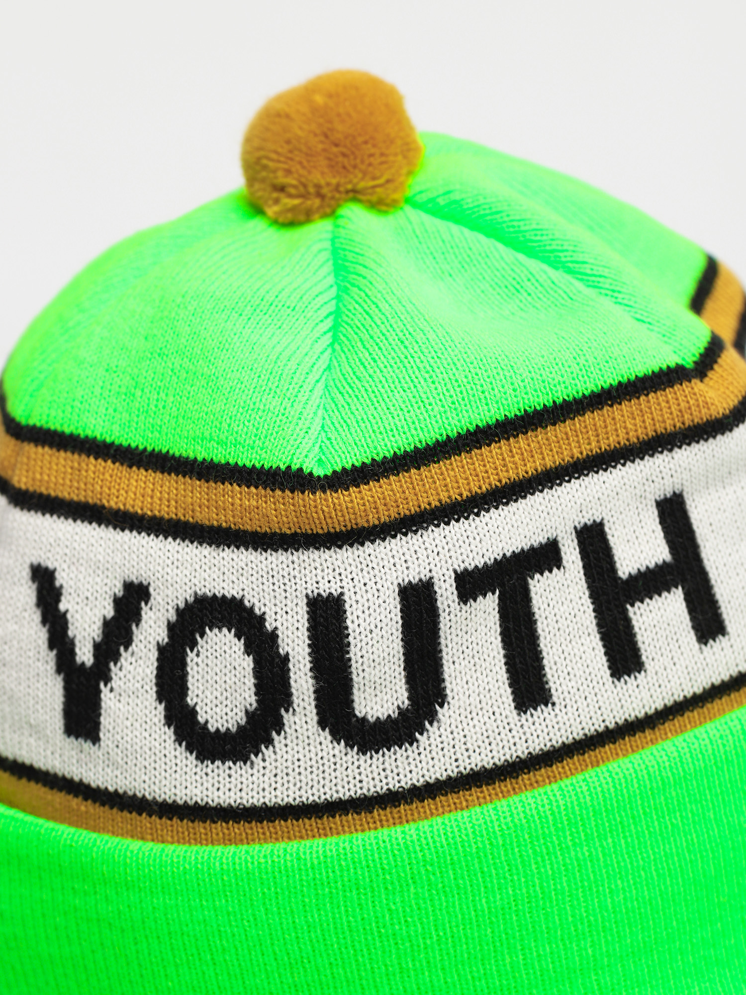 Czapka zimowa Youth Skateboards Stripe (green)