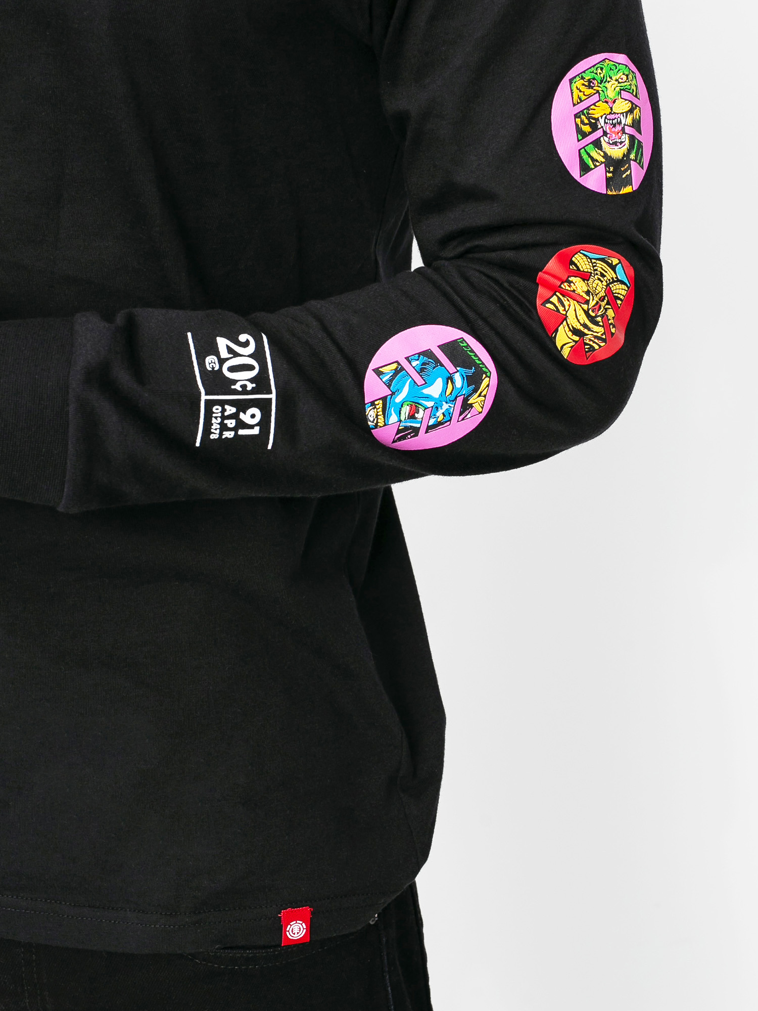 Longsleeve Element Triple (flint black)