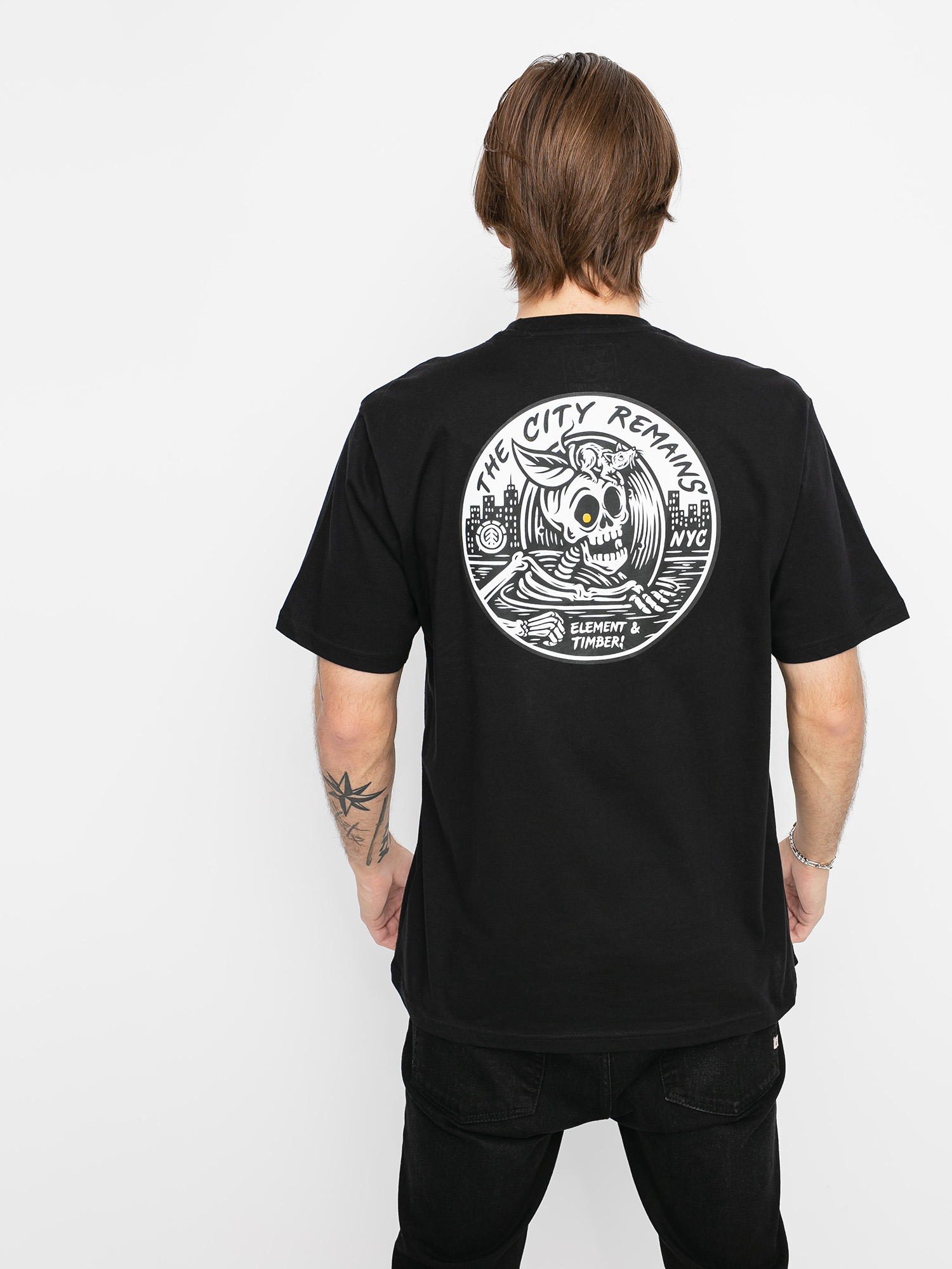 T-shirt Element B Side (flint black)