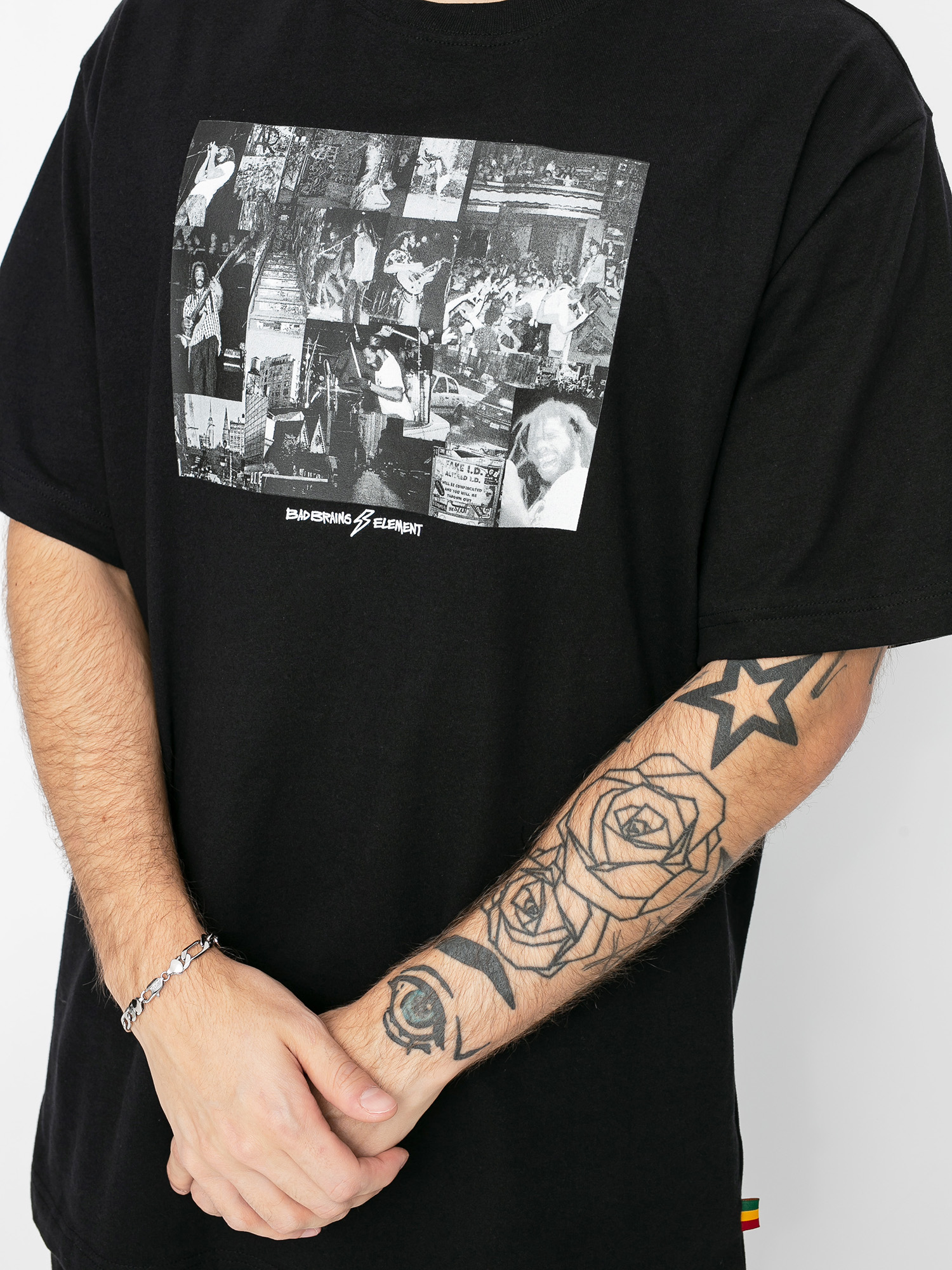 T-shirt Element Collage (flint black)