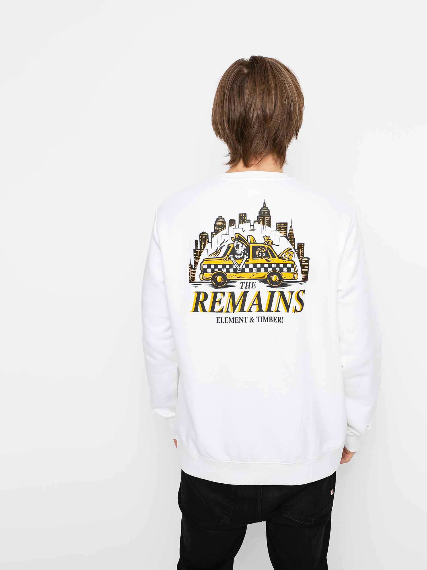 Bluza Element Taxi Driver Crew (optic white)