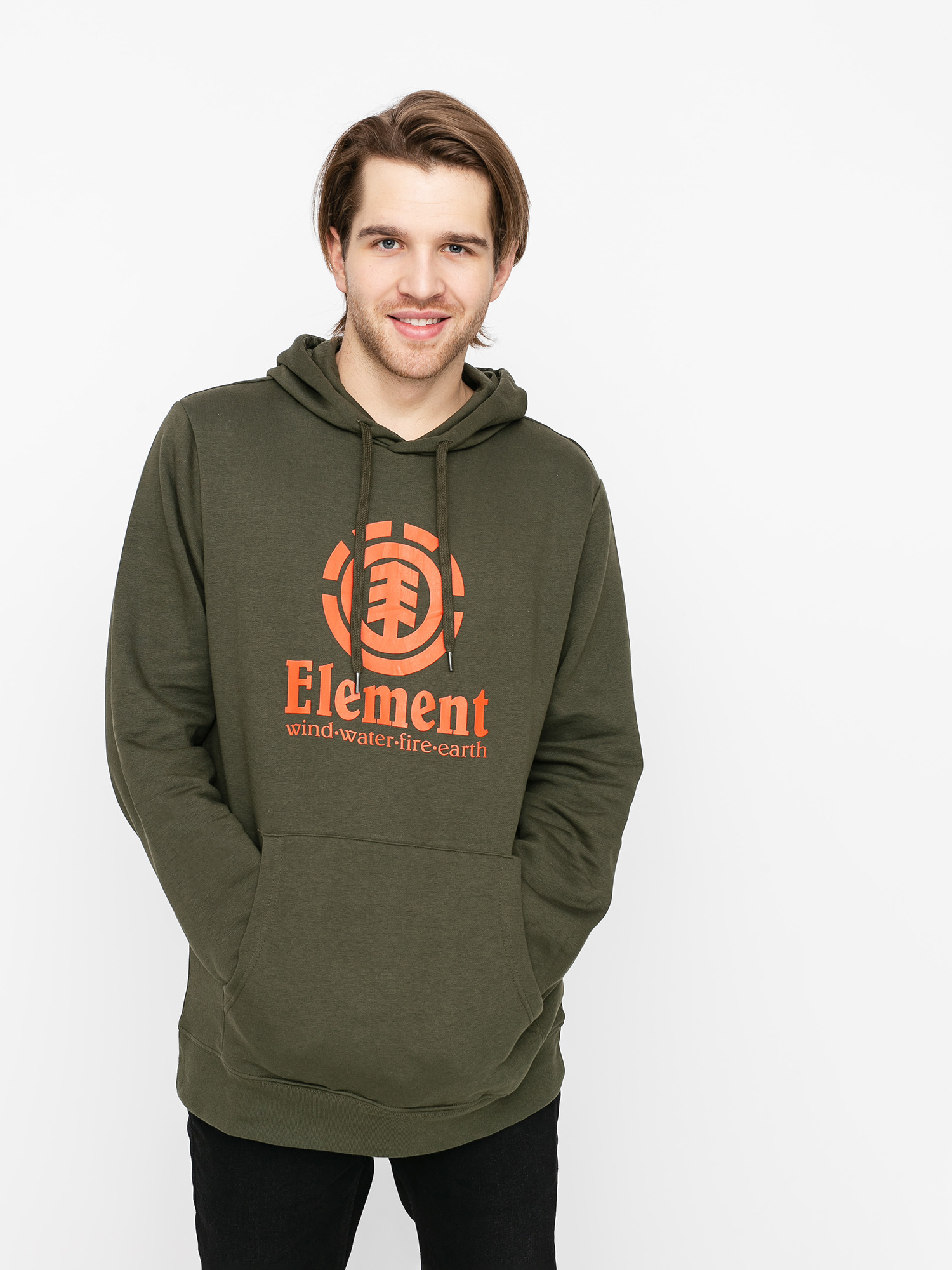 Bluza z kapturem Element Vertical HD (forest night)