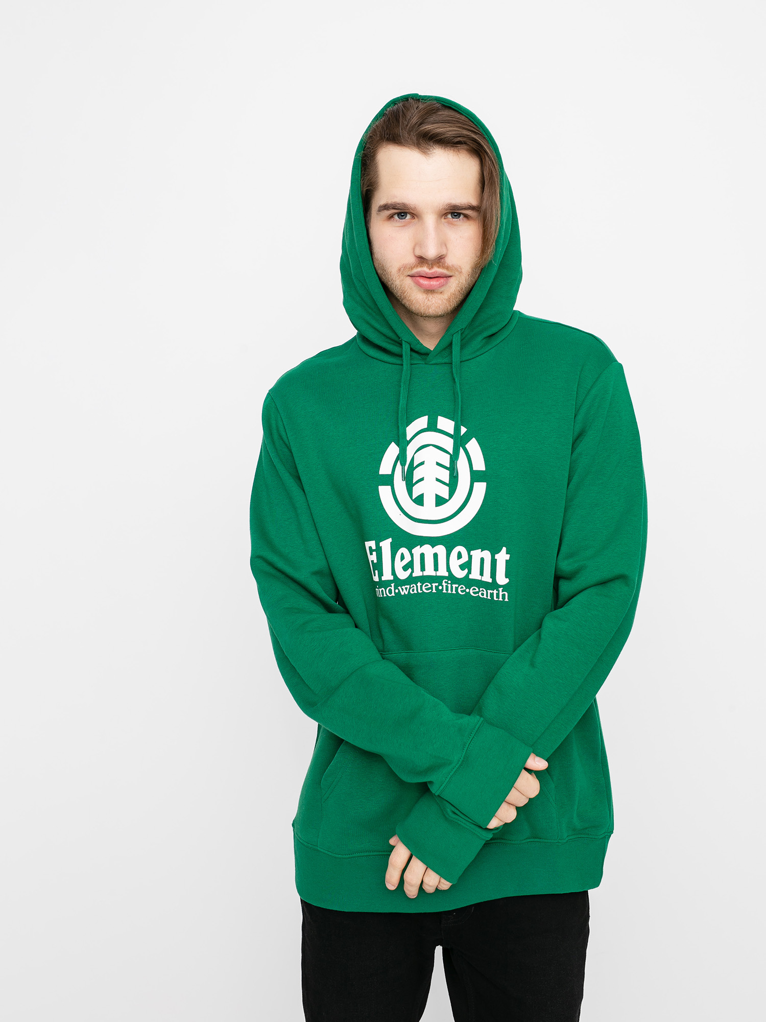 Bluza z kapturem Element Vertical HD (verdant green)