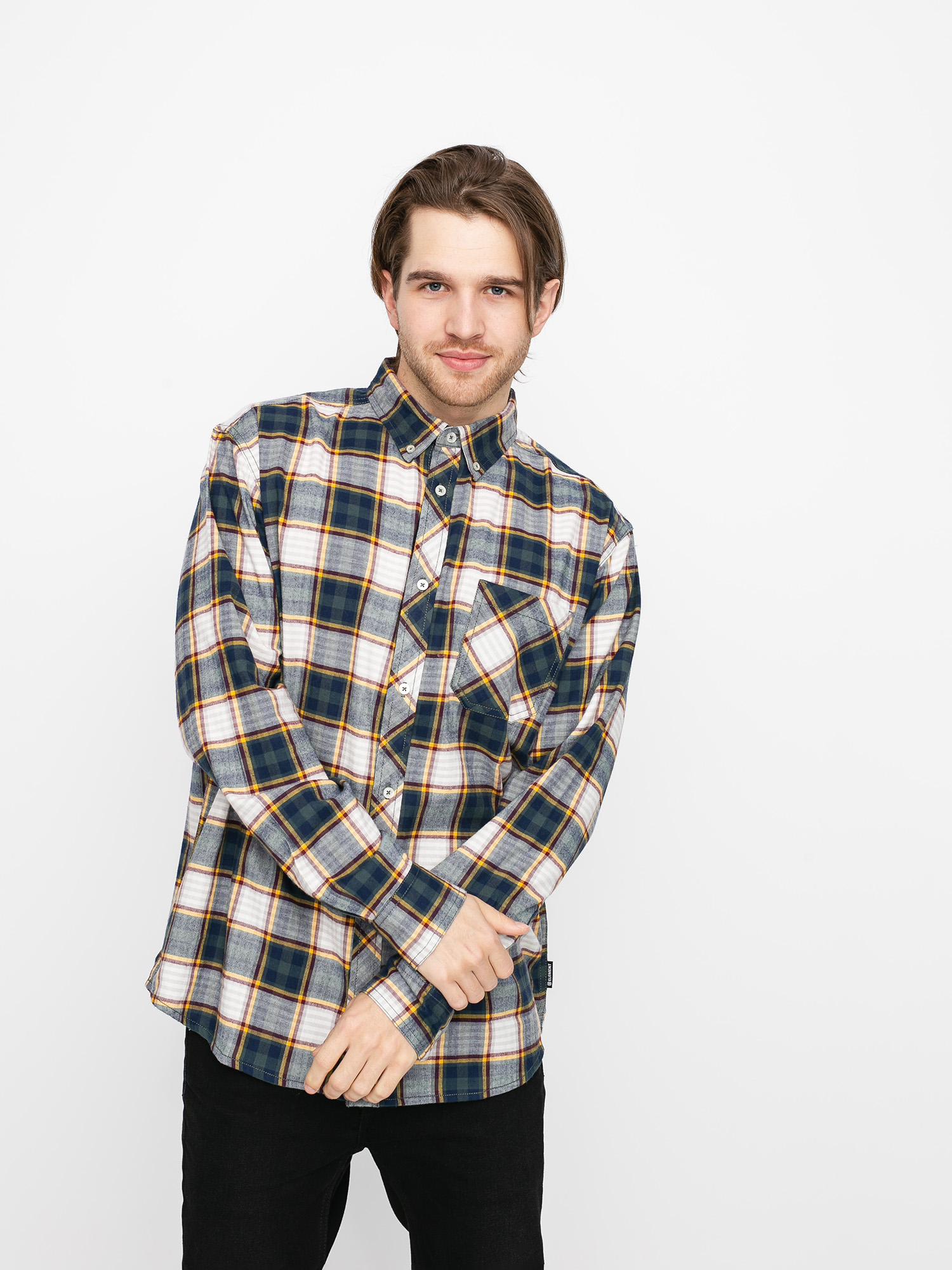 Koszula Element Lumber (green/off white)