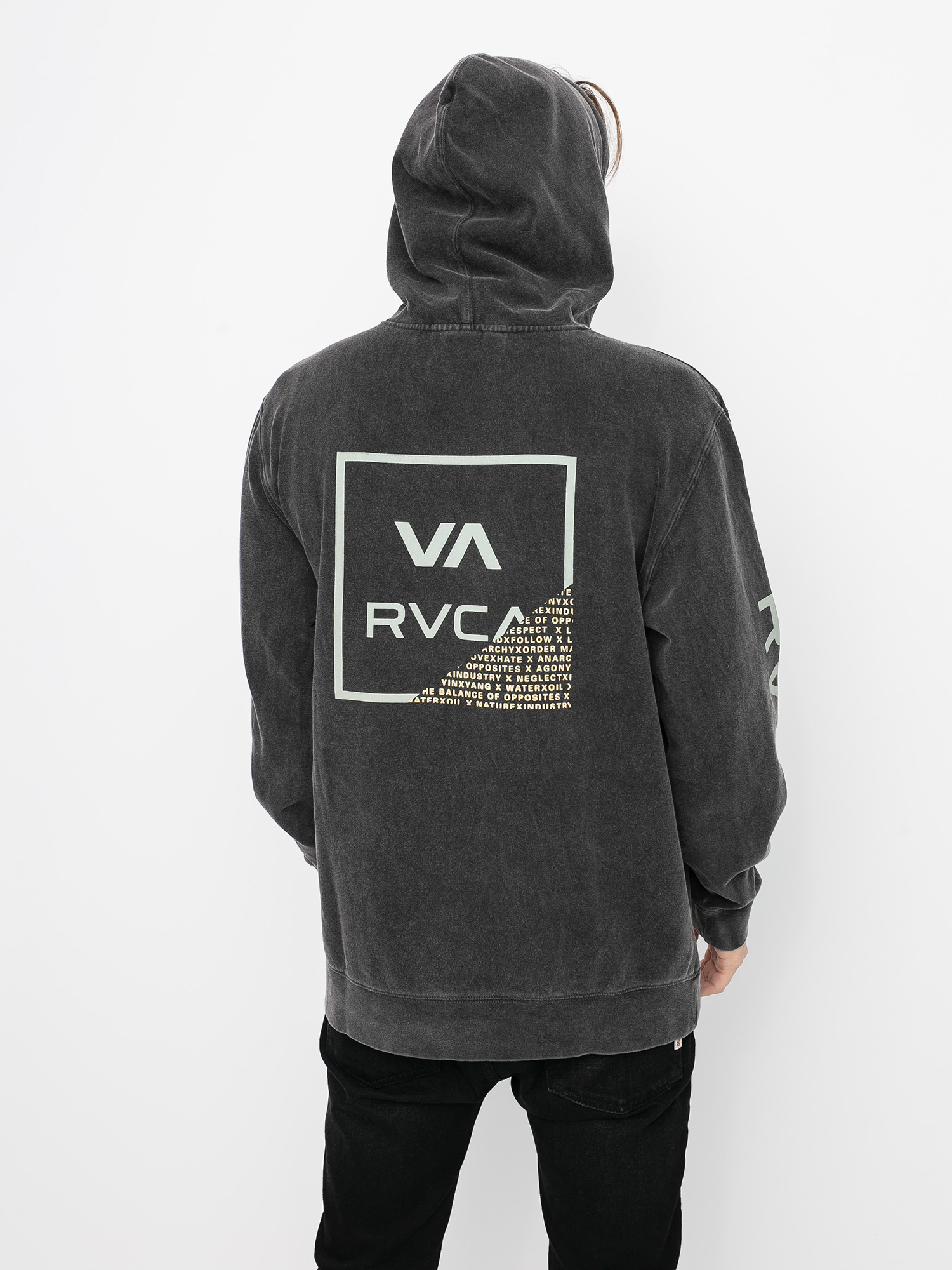 Bluza z kapturem RVCA Fraction HD (black)