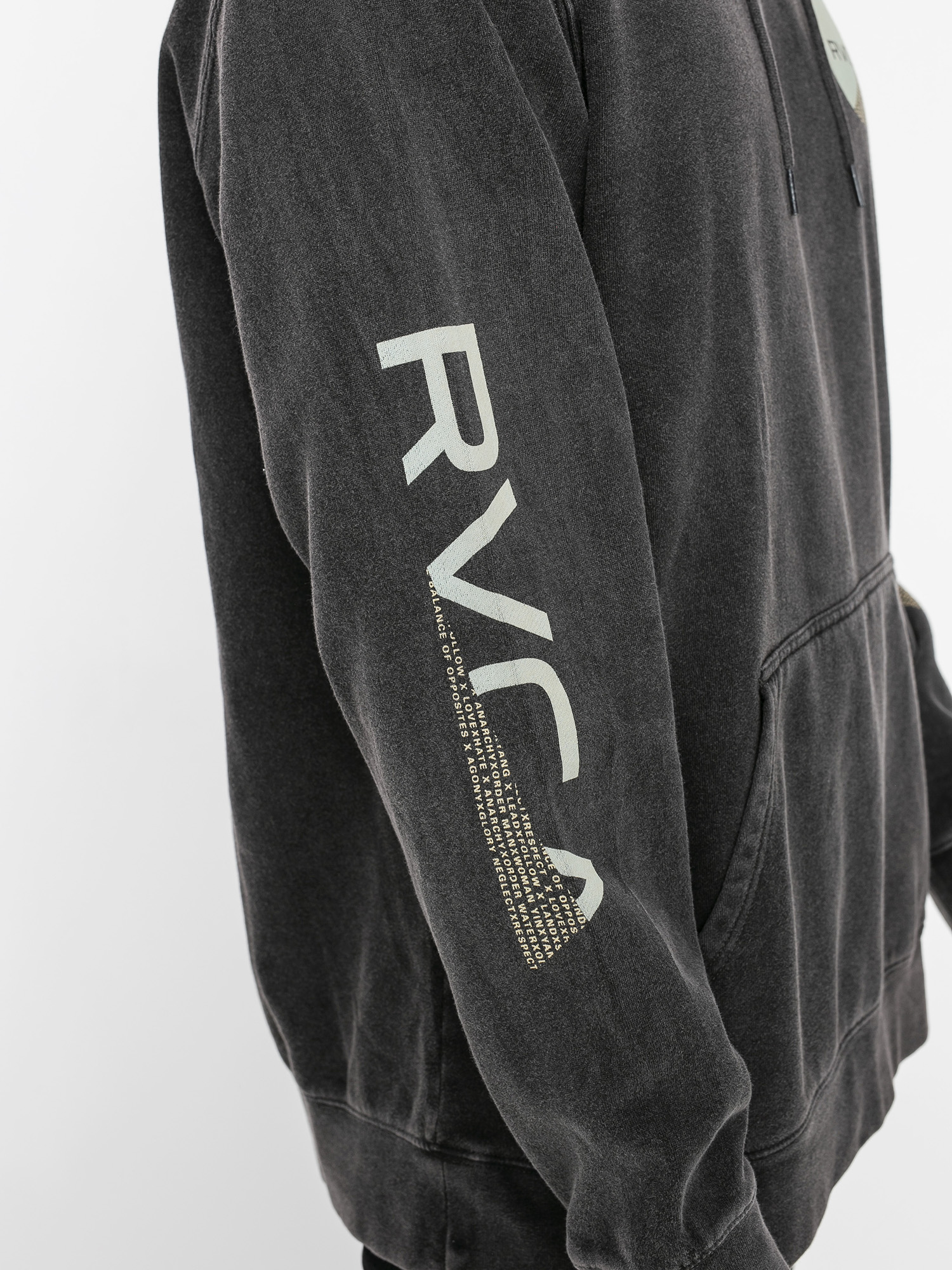 Bluza z kapturem RVCA Fraction HD (black)