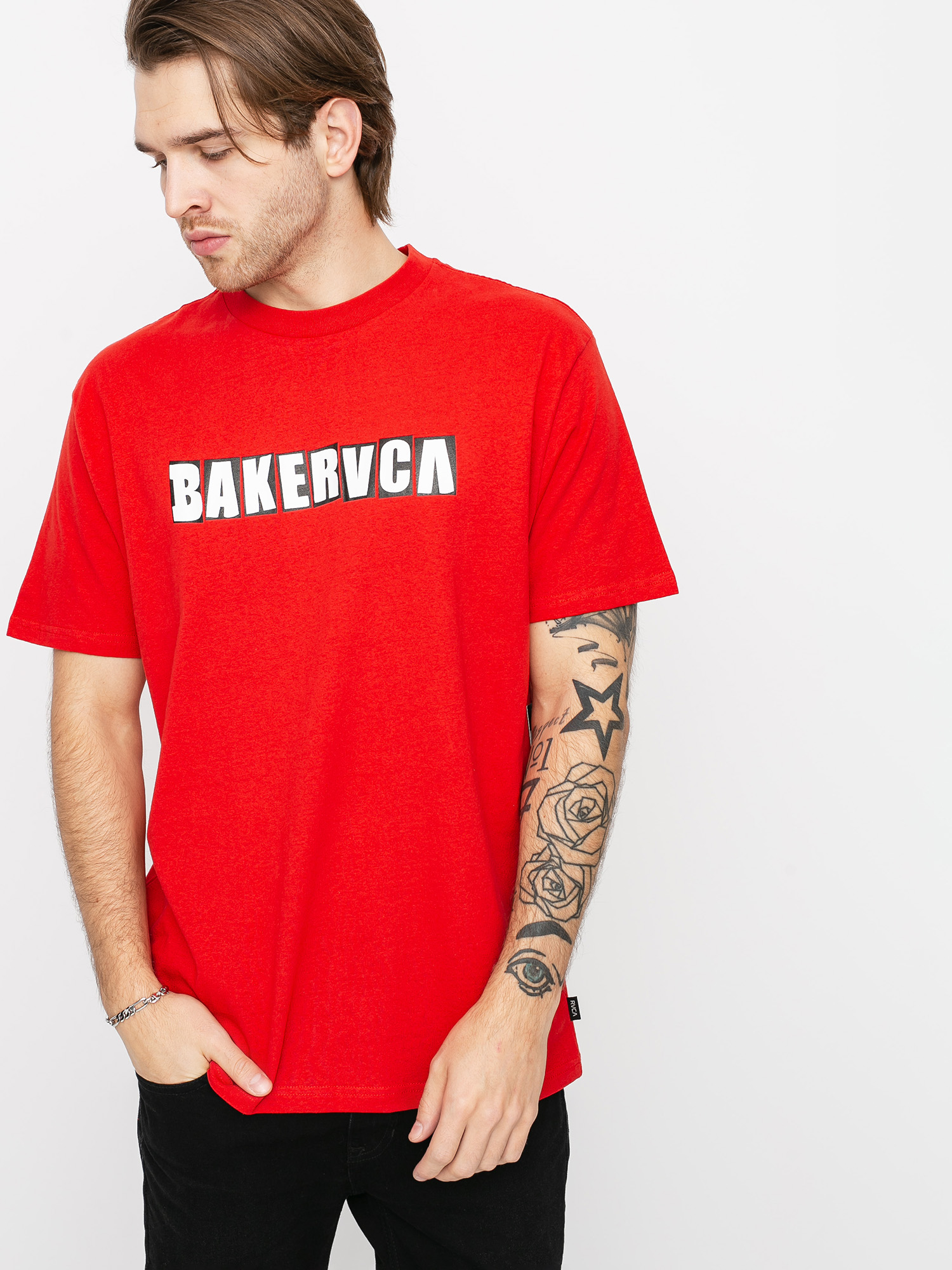 T-shirt RVCA x Baker Ransom (red)